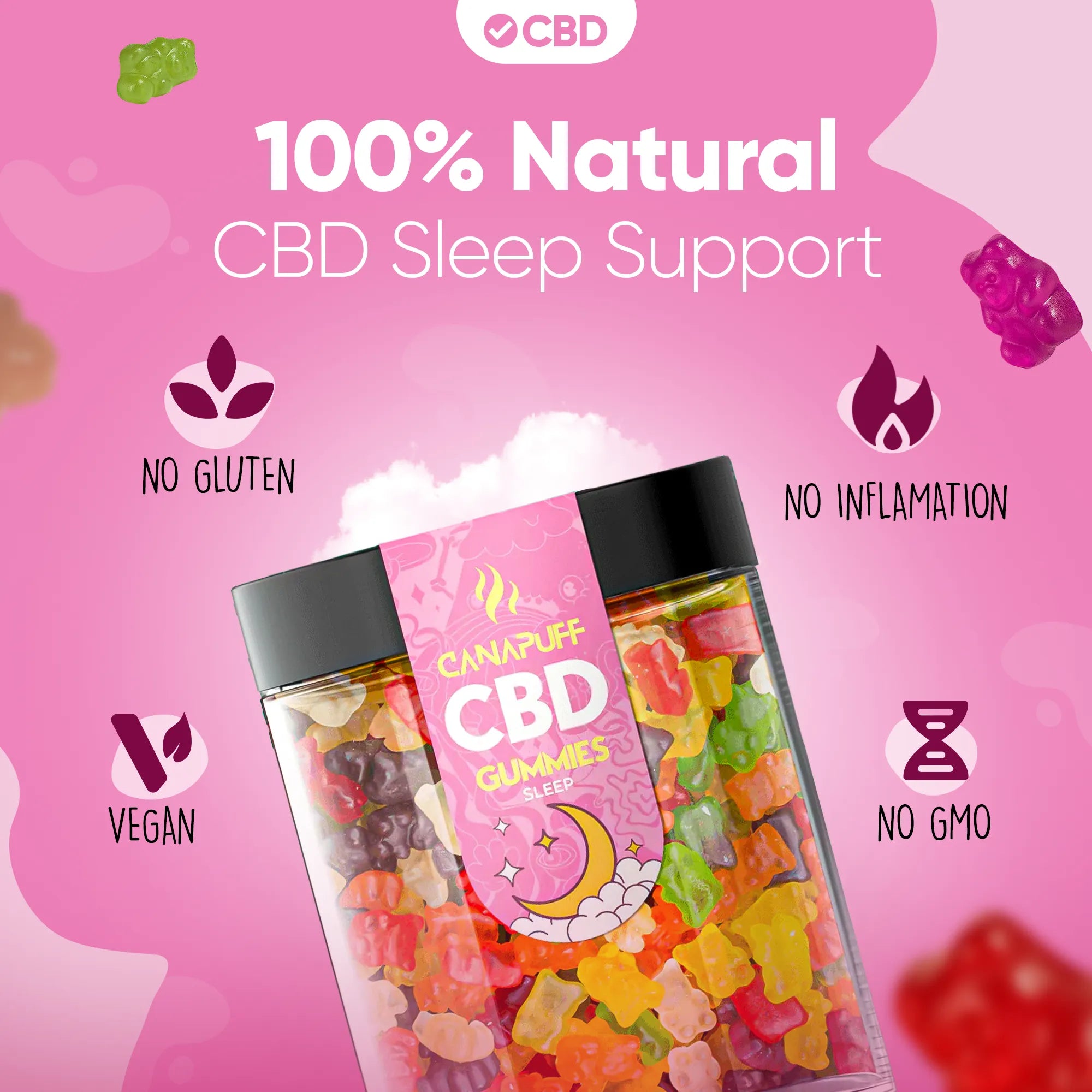 Canapuff - Gummies CBD - Sleep-Canapuff