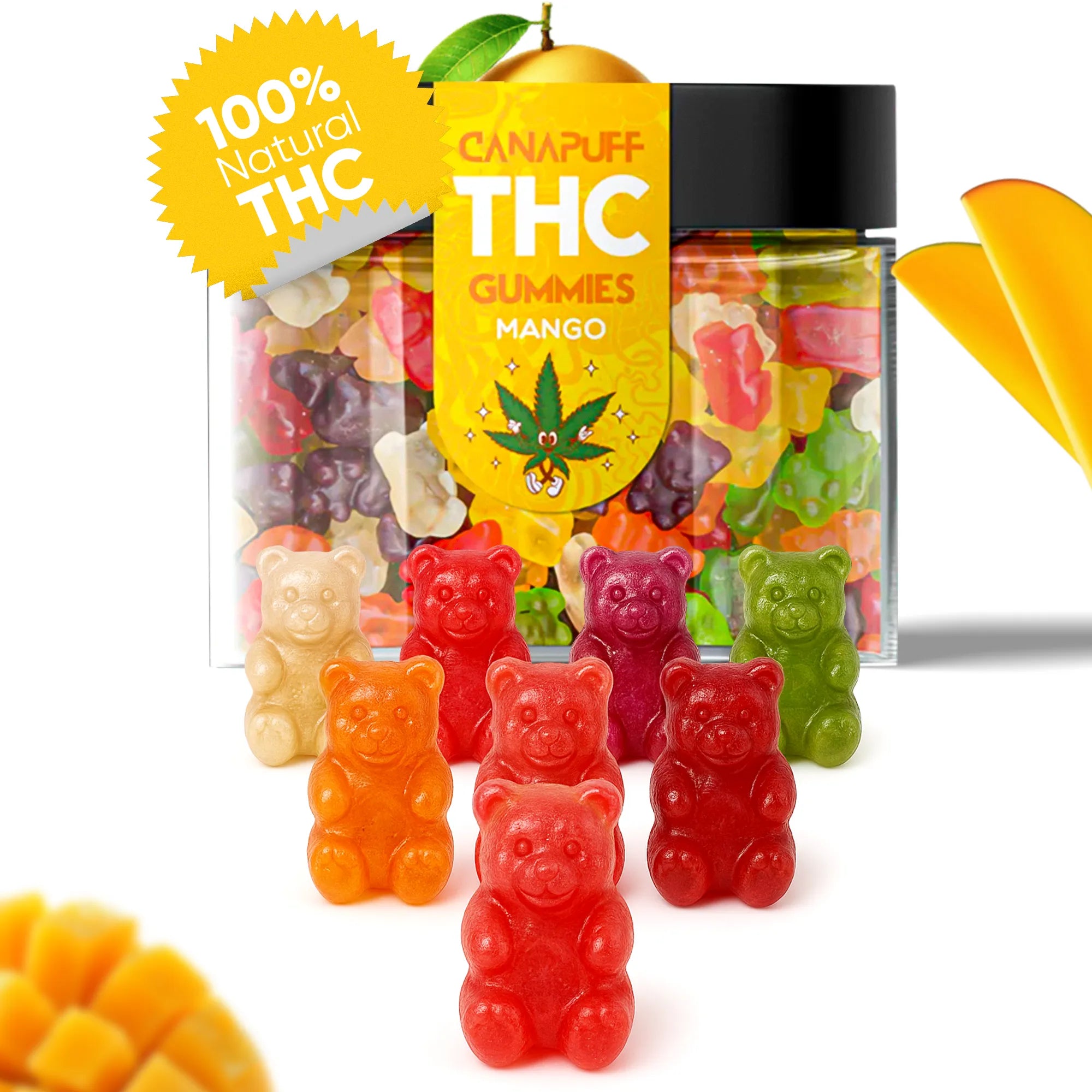 Gummie THC Mangue-Canapuff