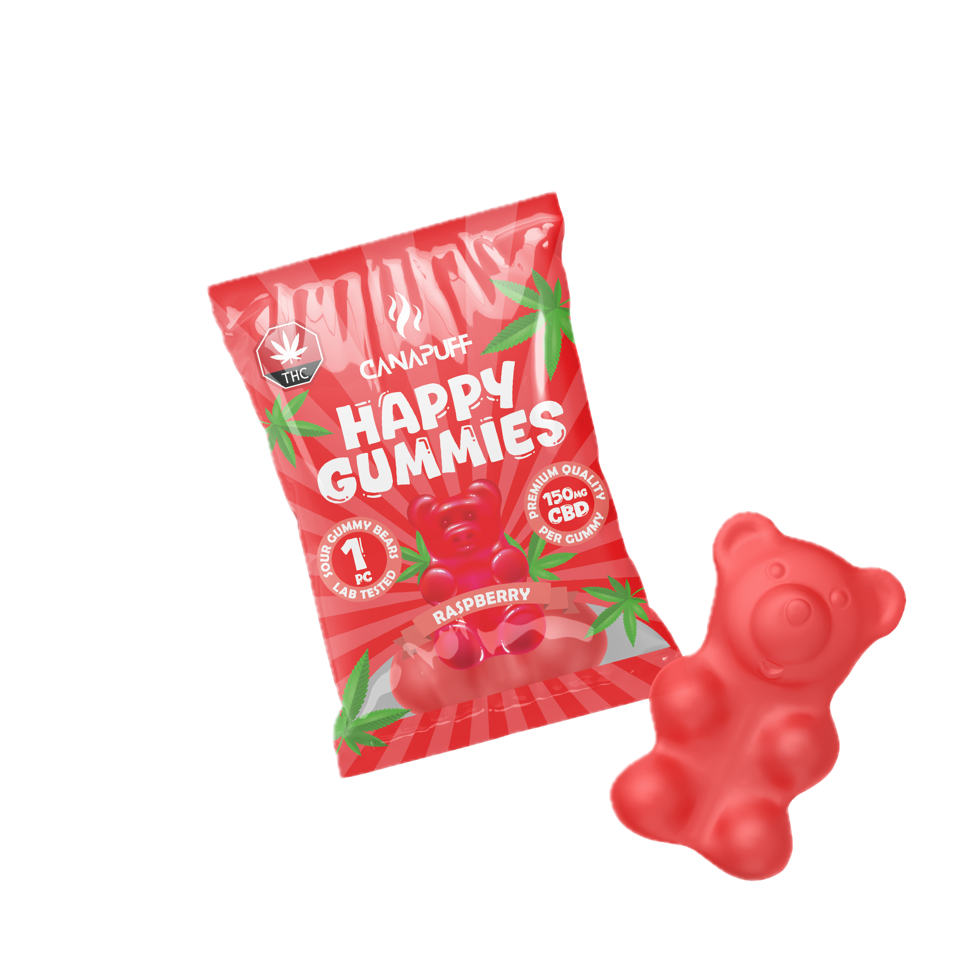 CBD Gummies Framboise