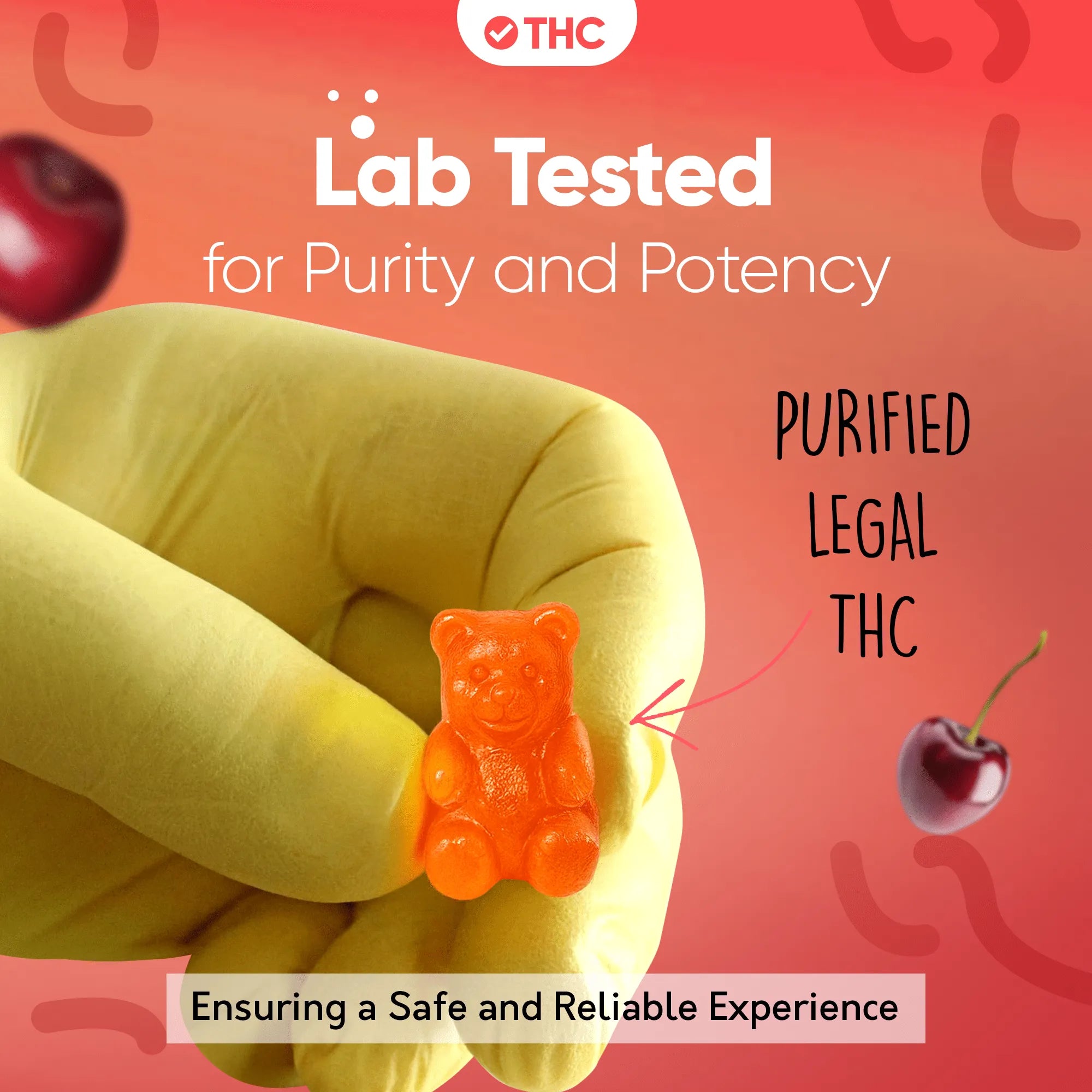 Gummies THC Cerise-Canapuff