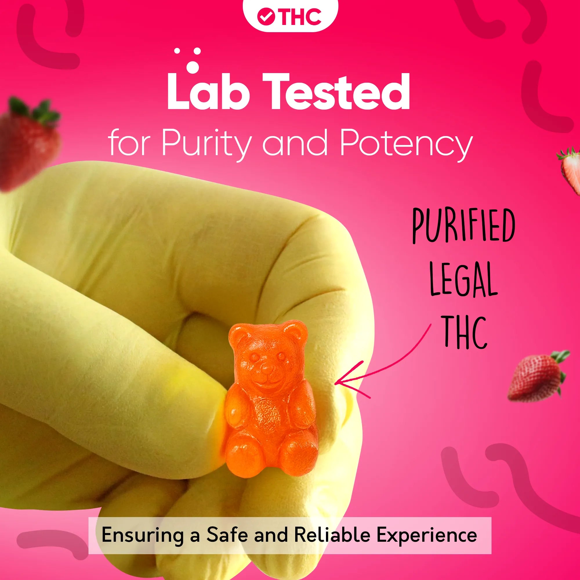 Gummie THC Fraise-Canapuff