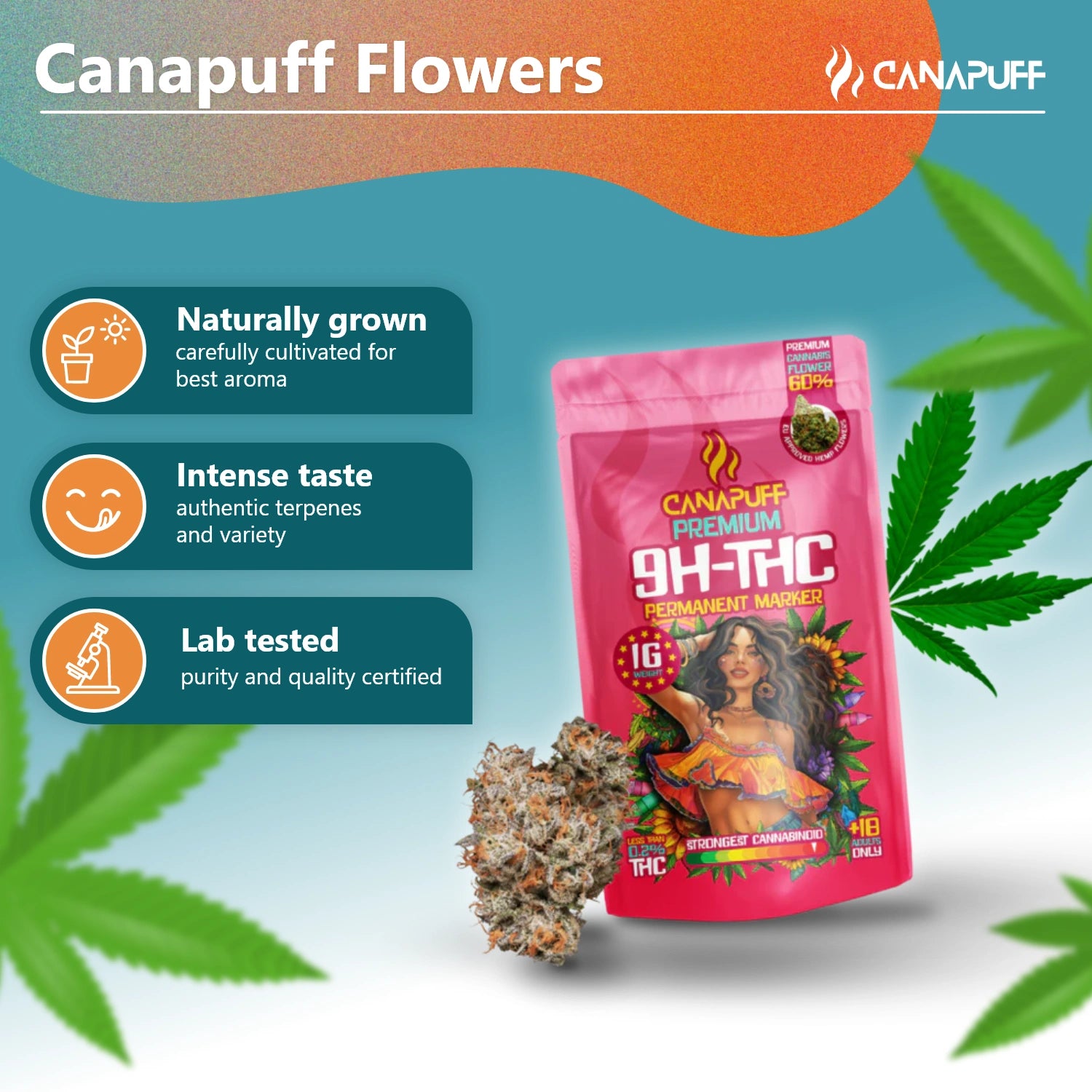 9H-THC Fleurs Permanent Marker 99%