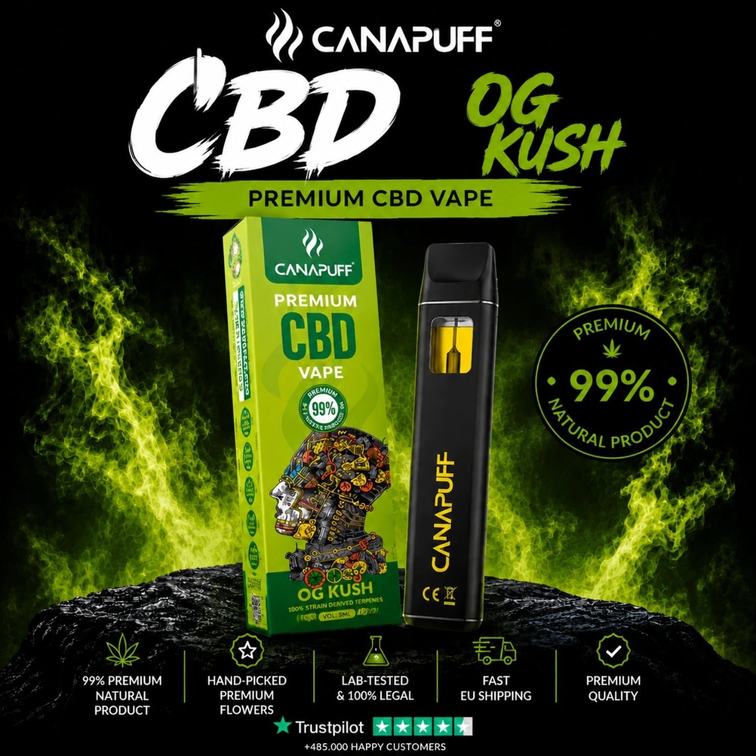CBD Vape OG Kush 95% 1ml