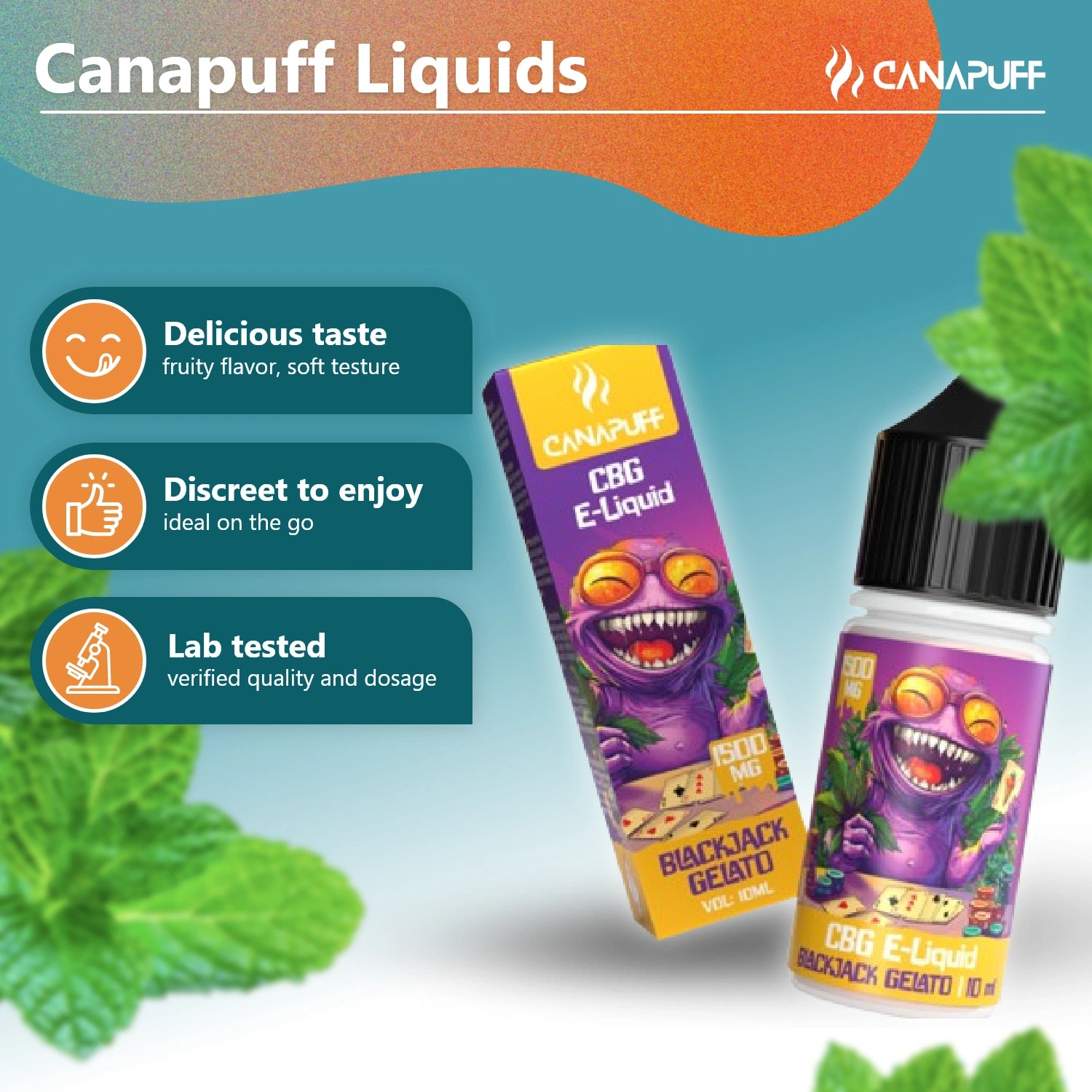 CBG liquid Blackjack Gelato 1.500 mg