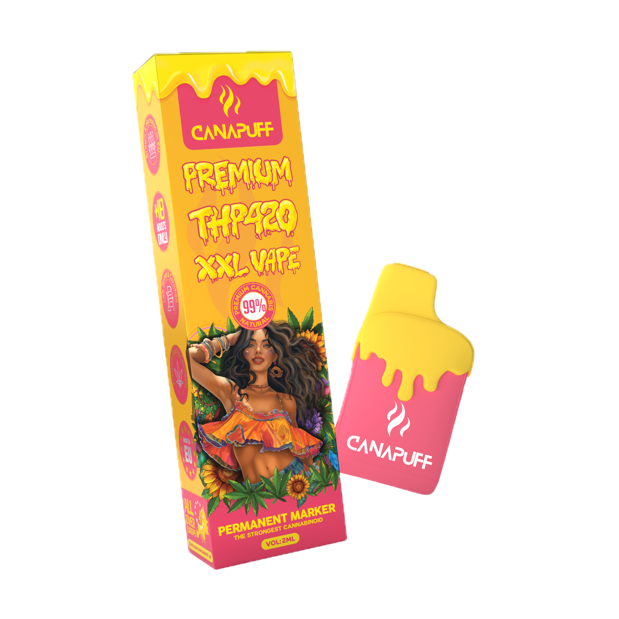 THP420 Vape Permanent Marker 99 % 2 ml