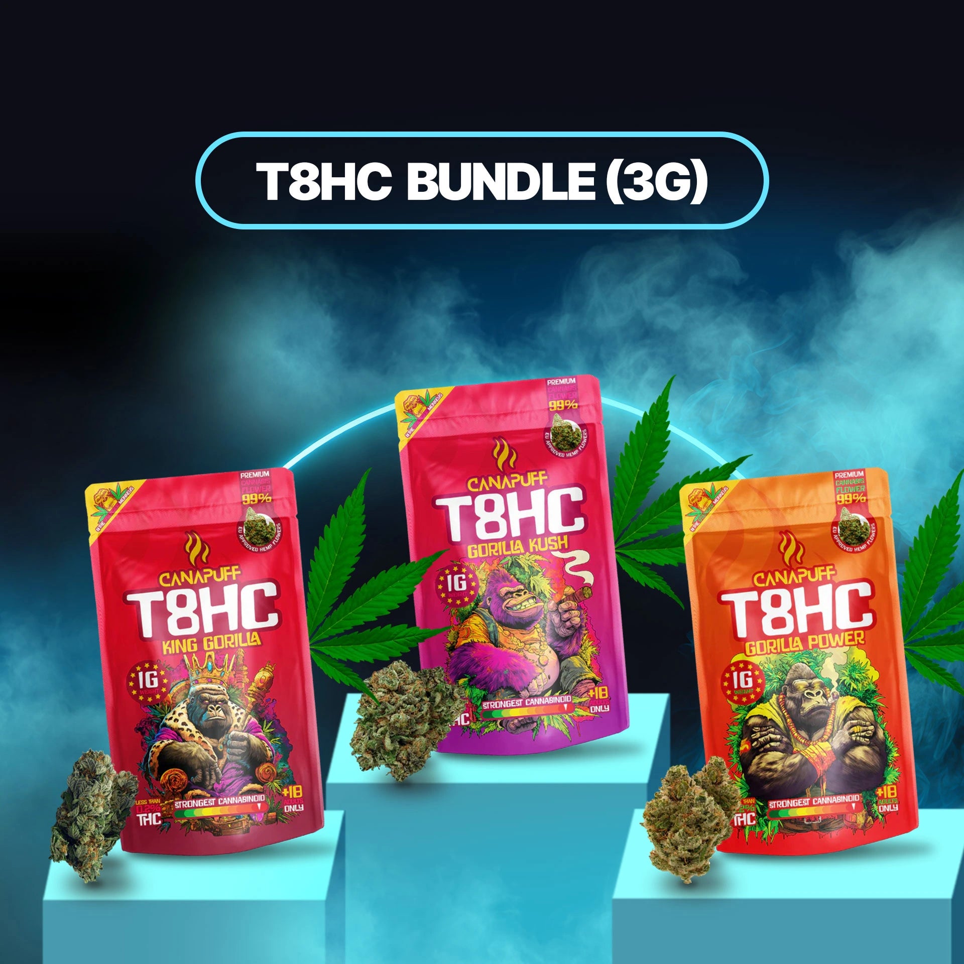 Big Puff T8HC Fleurs Bundle (3x5 g)