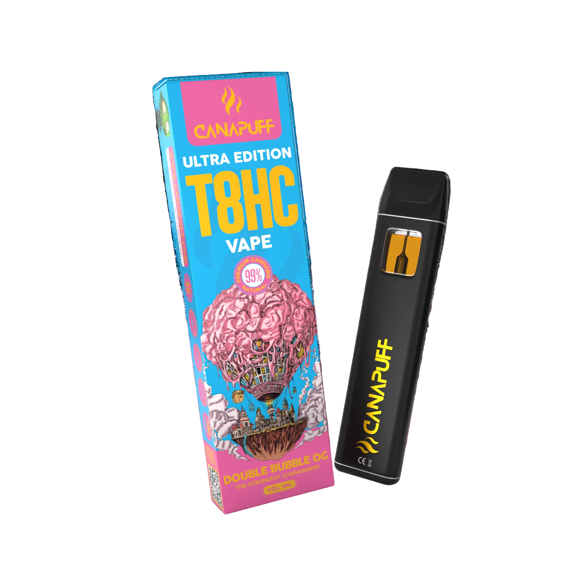 T8HC Vape Double Bubble Ultra Edition 99 % 1 ml