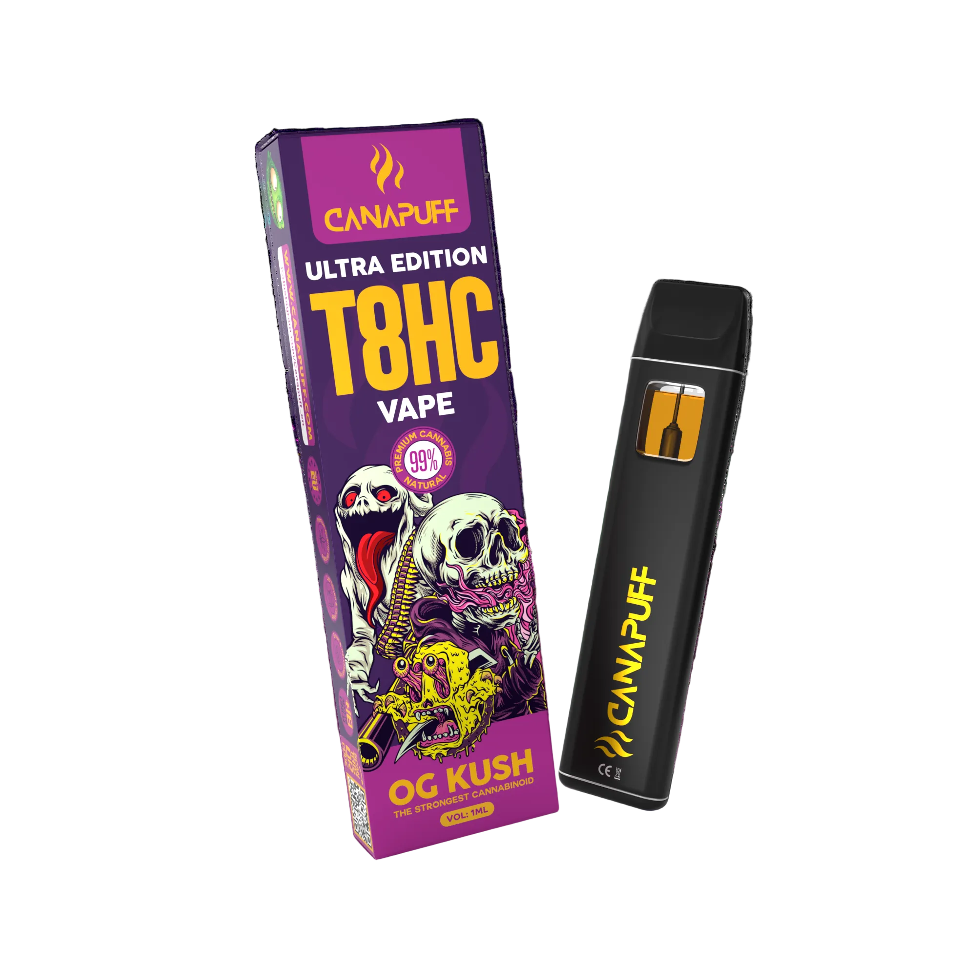 T8HC Vape OG Kush Ultra Edition 99 % 1 ml
