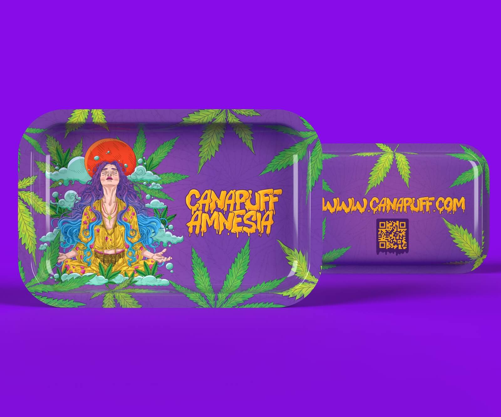 Plateau à rouler Canapuff - Amnesia - grand
