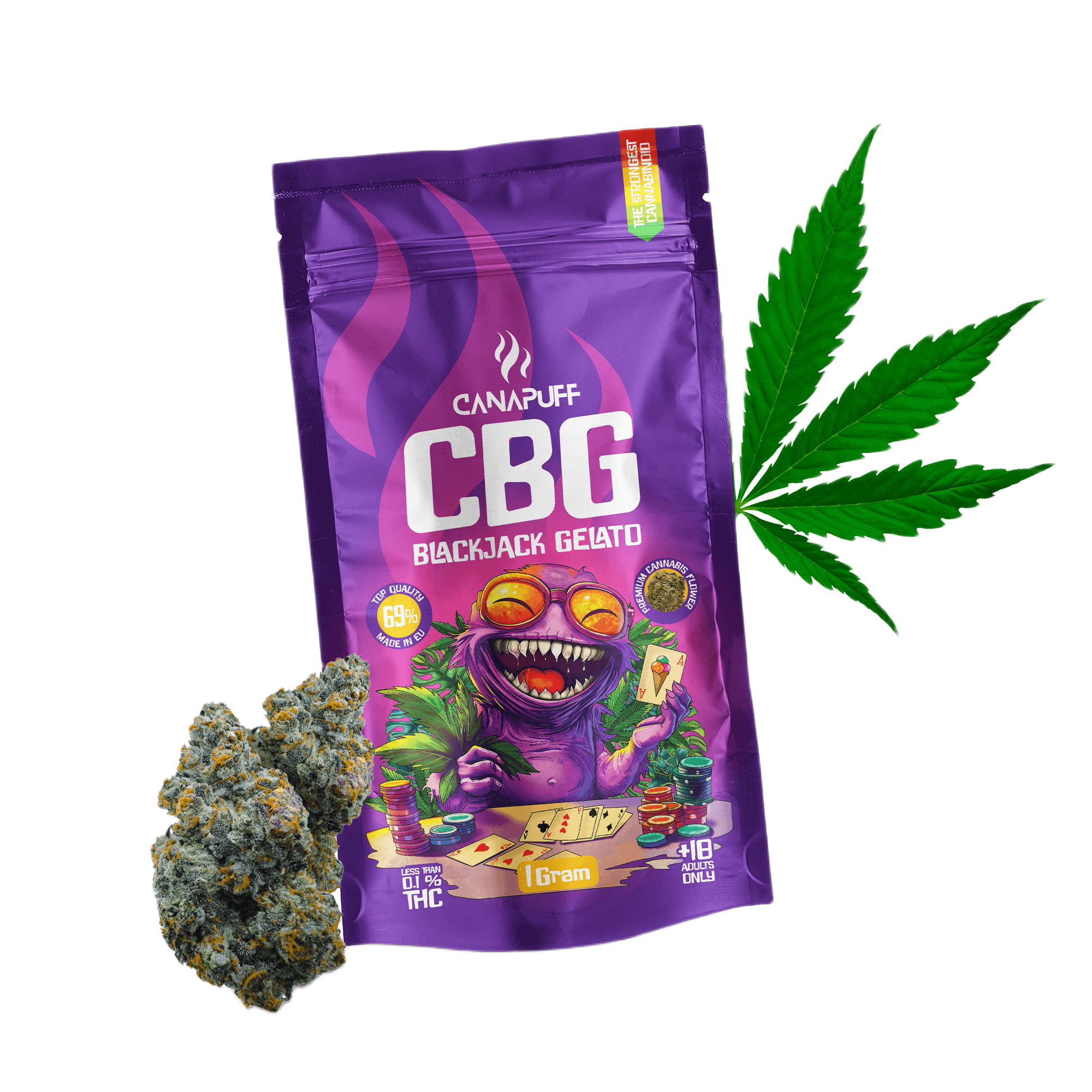 CBG Fleurs Blackjack Gelato 69%