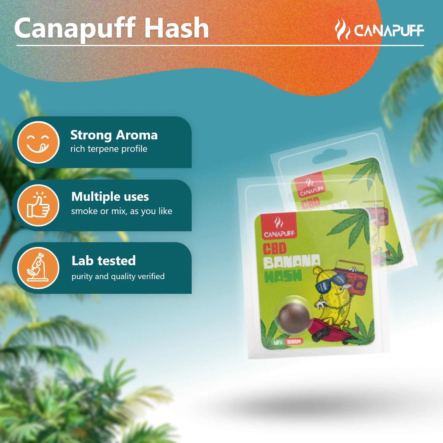 CBD hash Banane 60 %