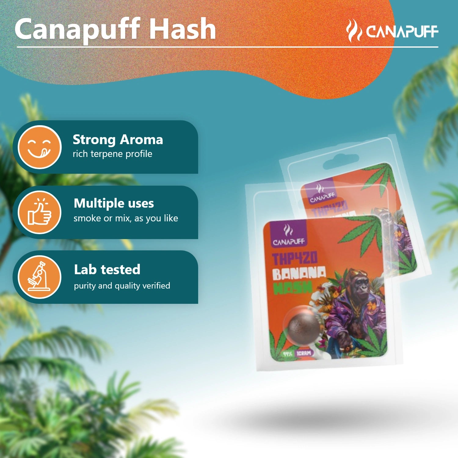 THP420 hash Banane 99%