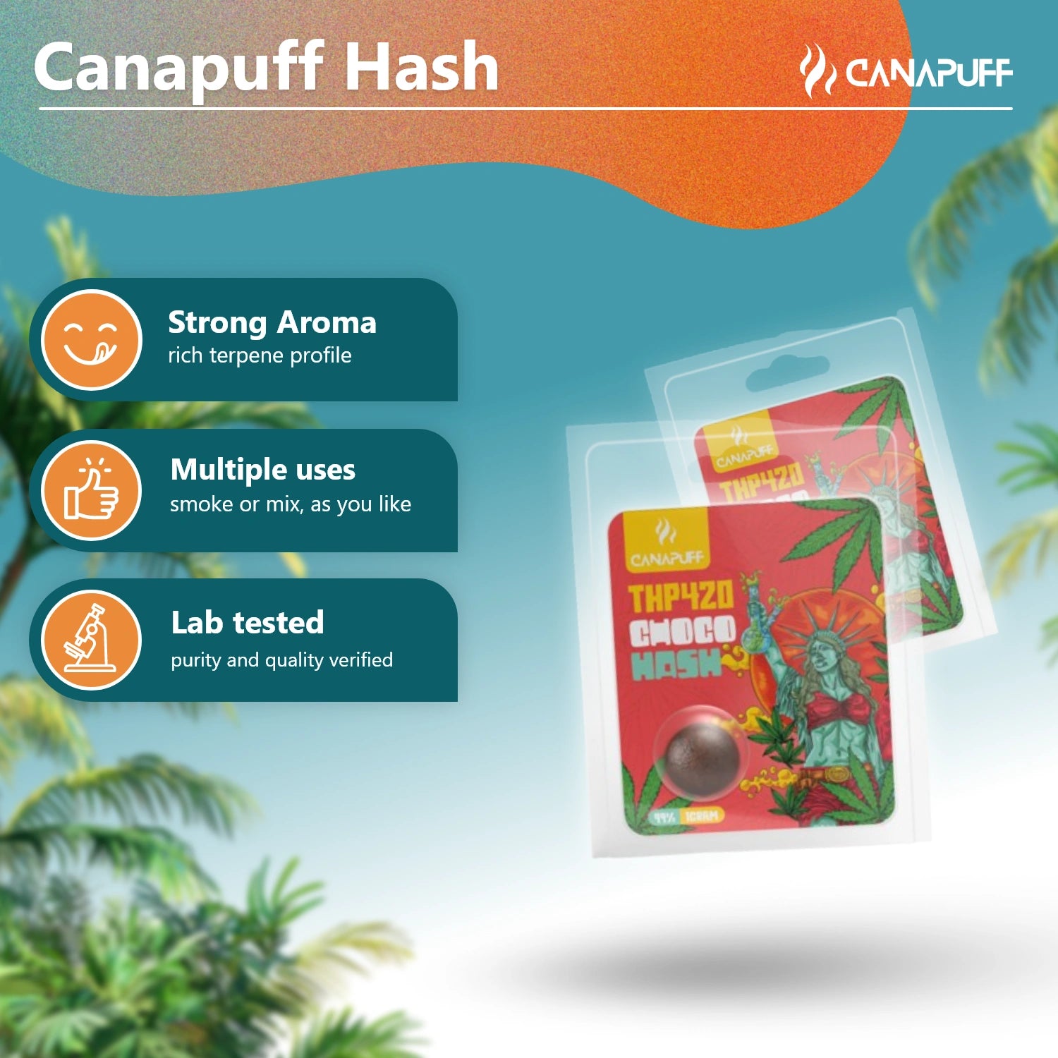 THP420 Hash Choco 99%