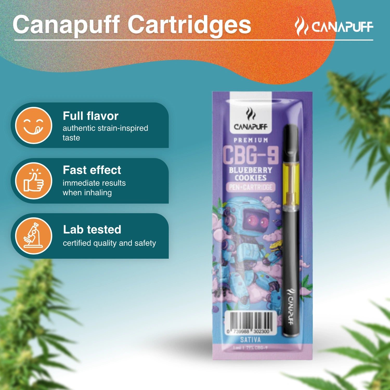 CBG9 Pen+Cartouche Myrtille Cookies 79%