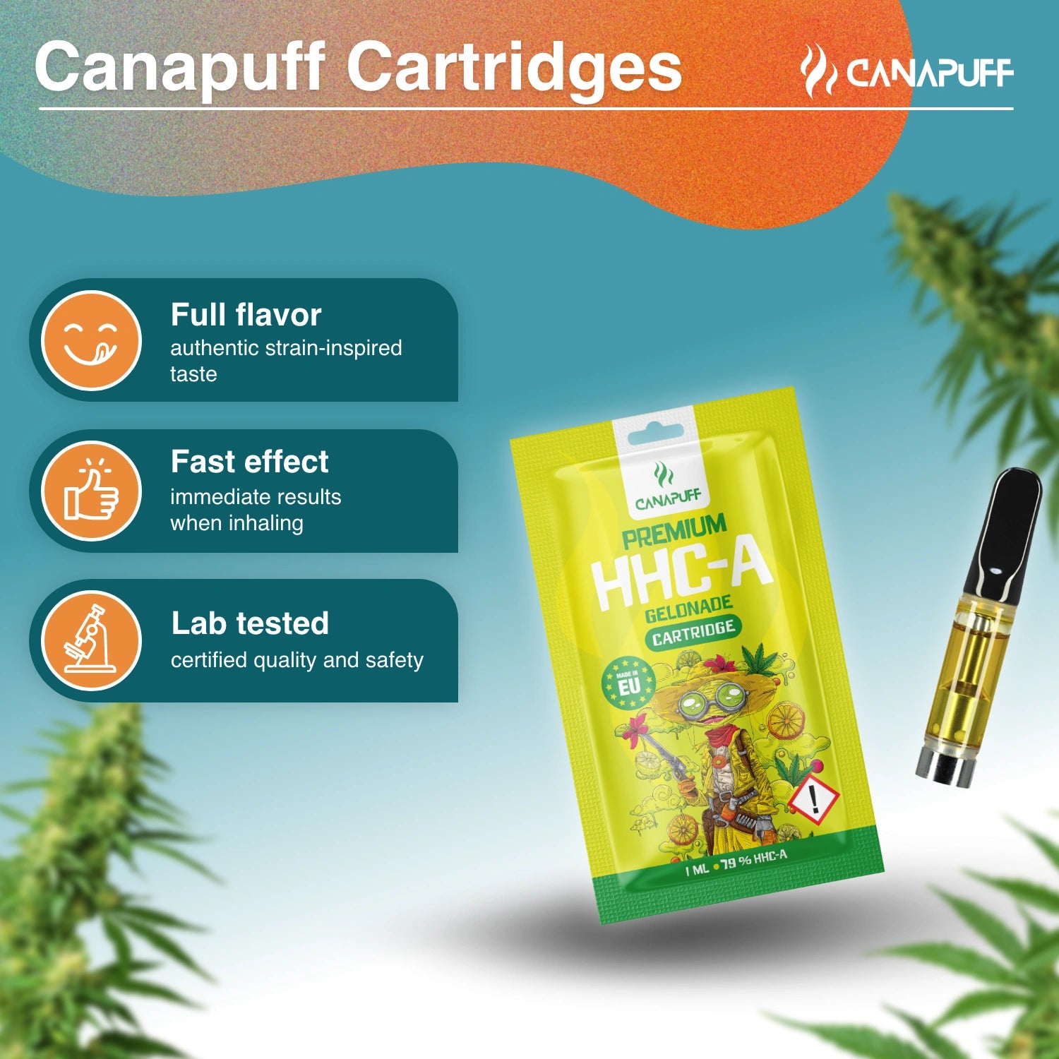 HHC-A Cartouche Gelonade 79 %