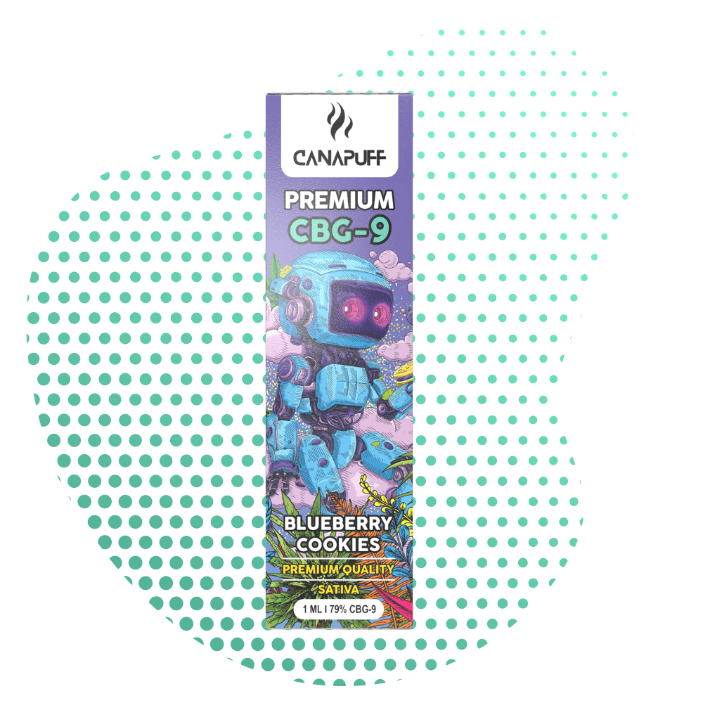 Blueberry Cookie 79% CBG9 Canapuff Usage Unique 1ml