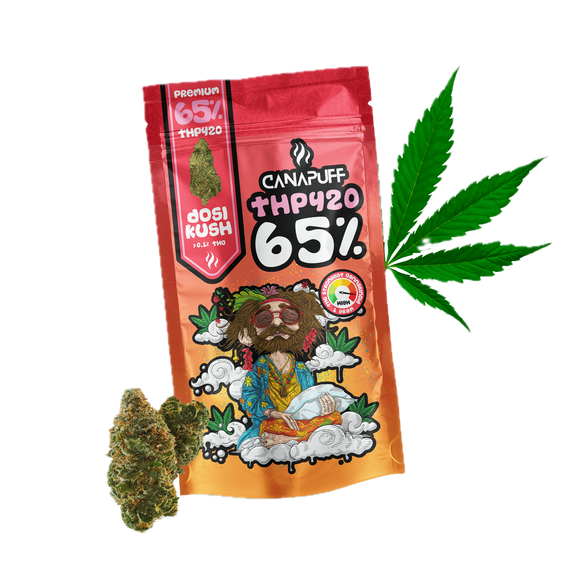 THP420 Fleurs Dosi Kush 65 %