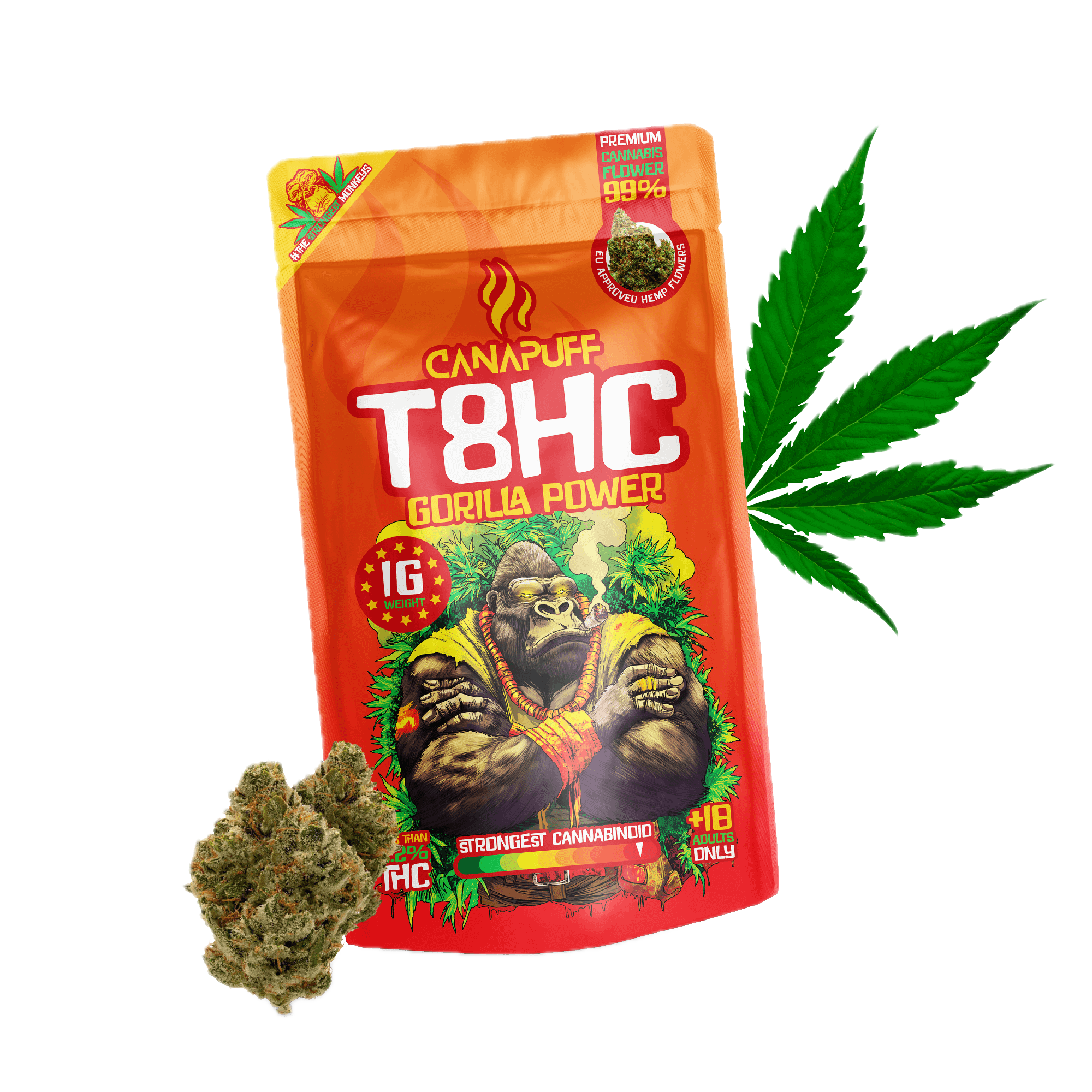 T8HC Fleurs Gorilla Power 99%