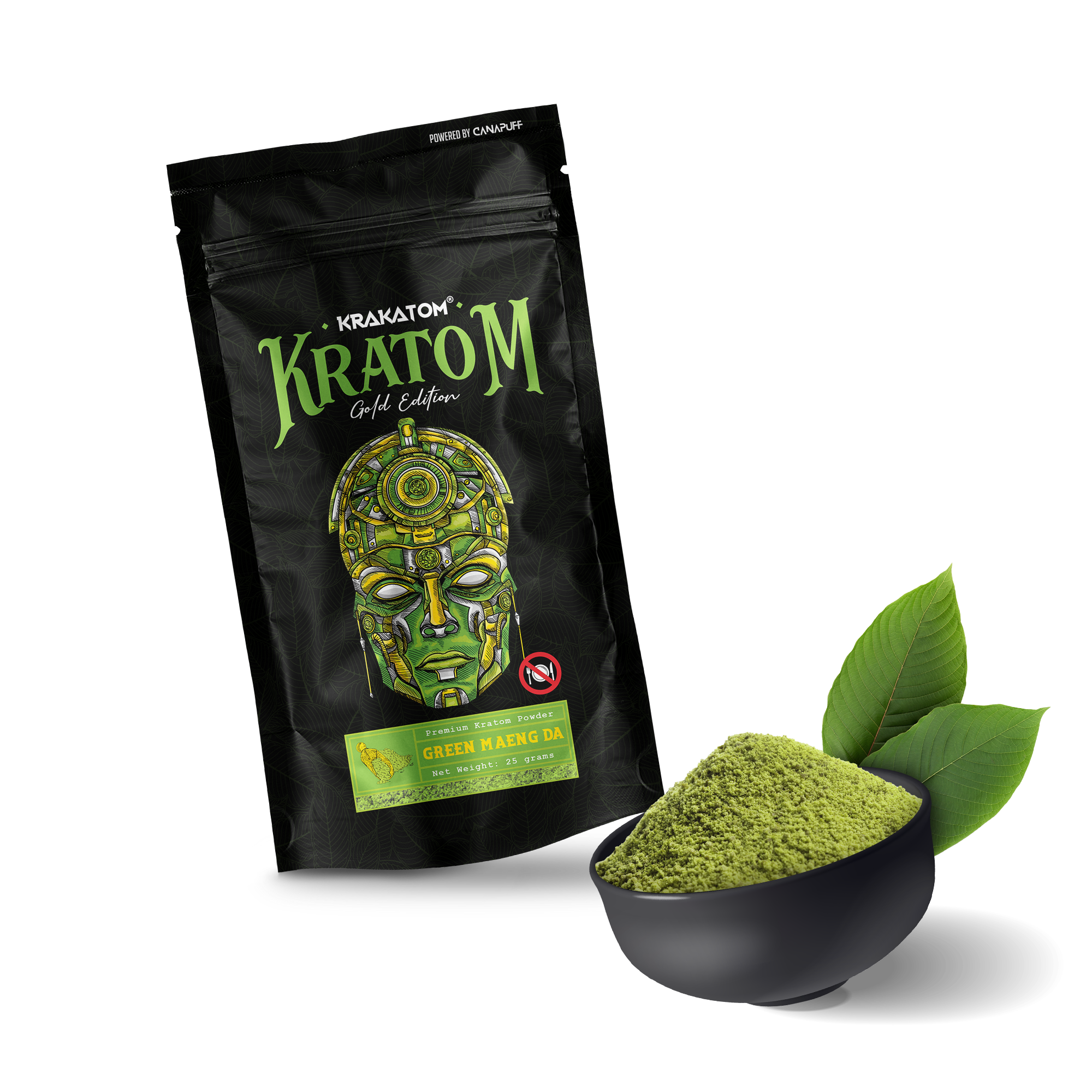 Krakatom - Maeng Da verte - Édition Gold-Canapuff