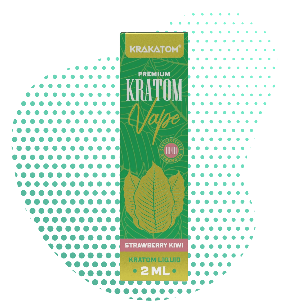 Kratom Vape Fraise Kiwi Canapuff 2ml