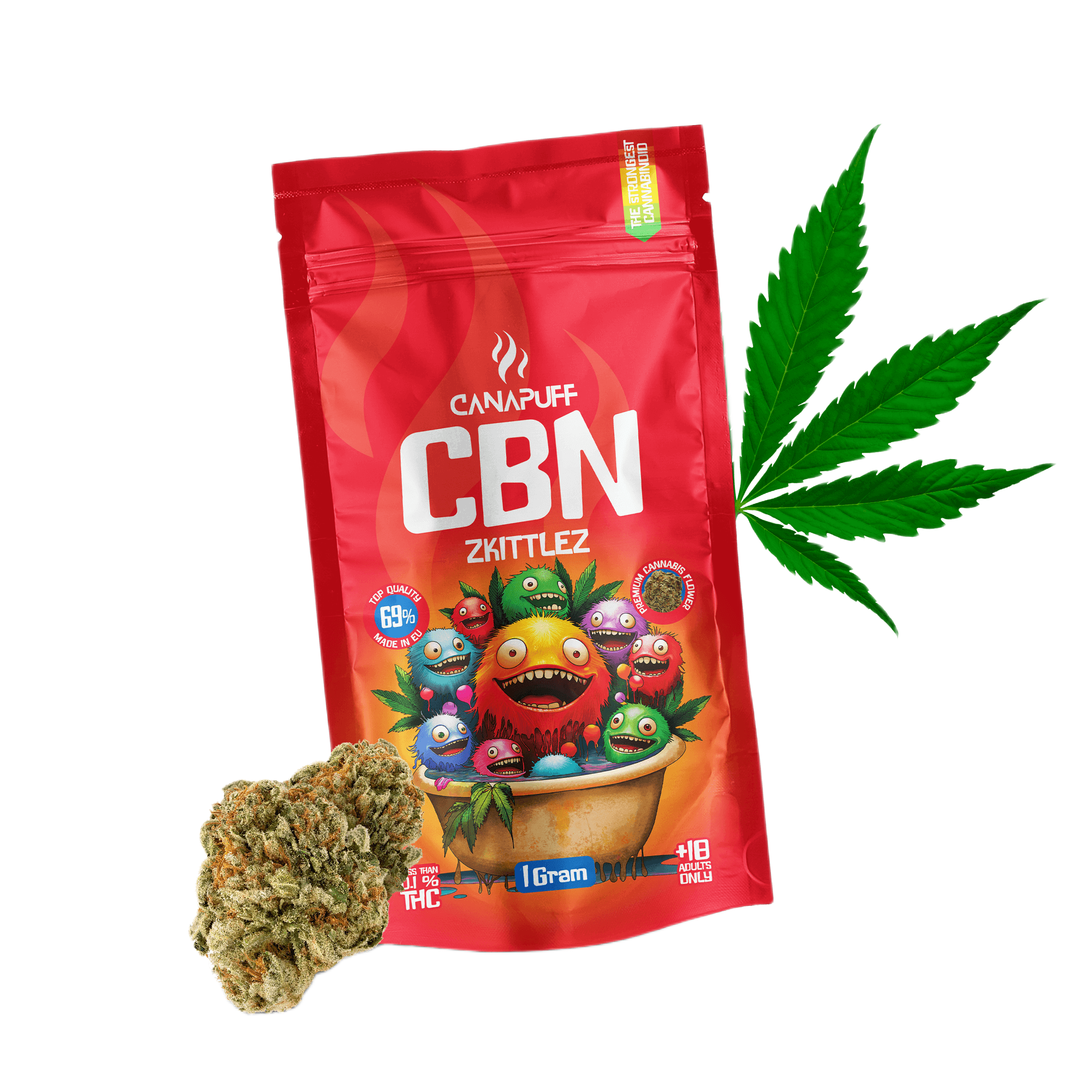 CBN Fleurs Zkittlez 69 %