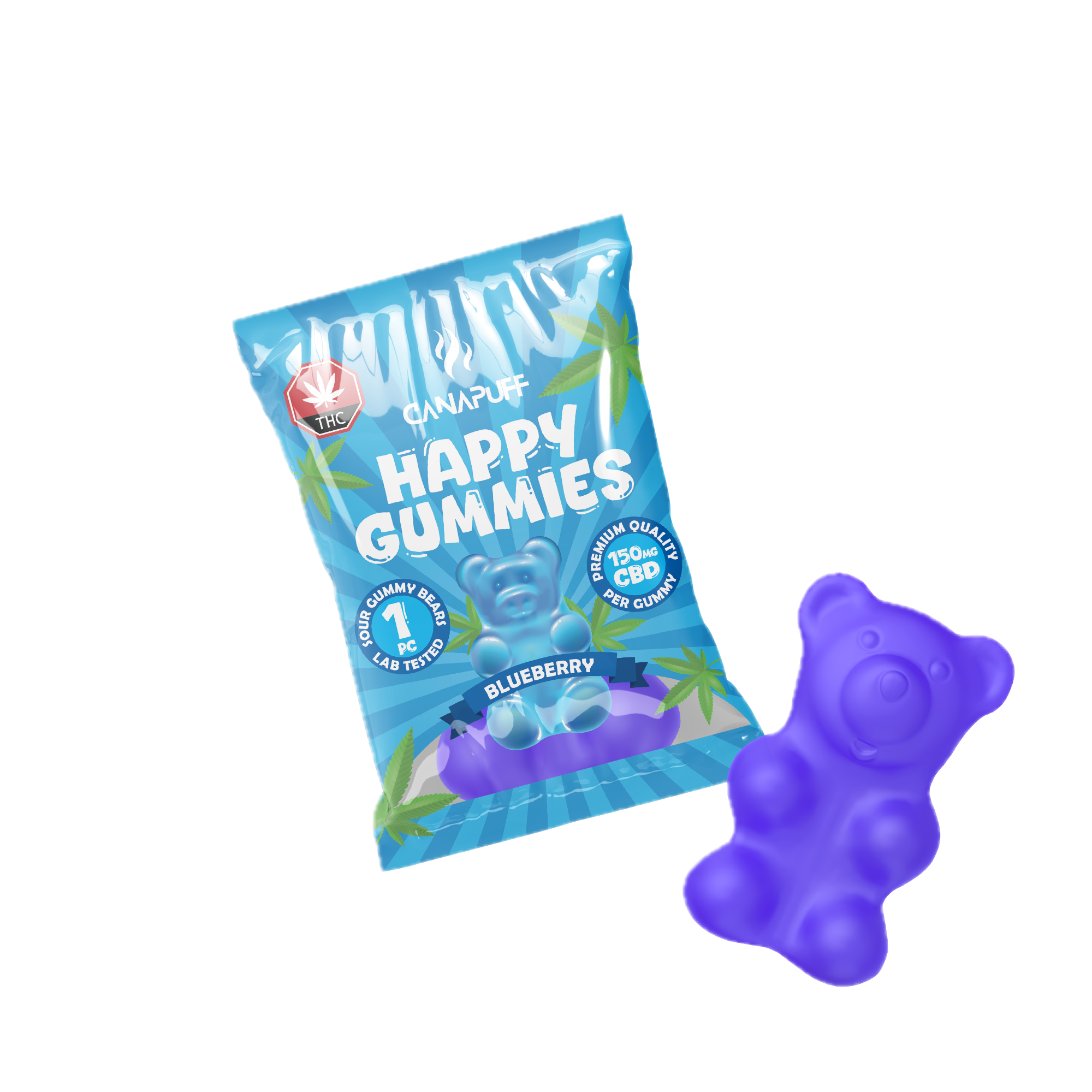CBD Gummies Myrtille
