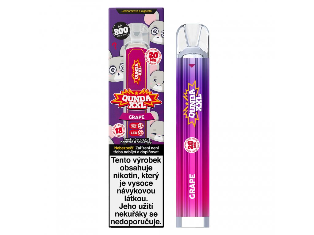 Nicotine Vape Qunda XXL Raisin-Canapuff