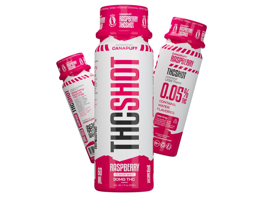 THC Shot Framboise 60ml-Canapuff
