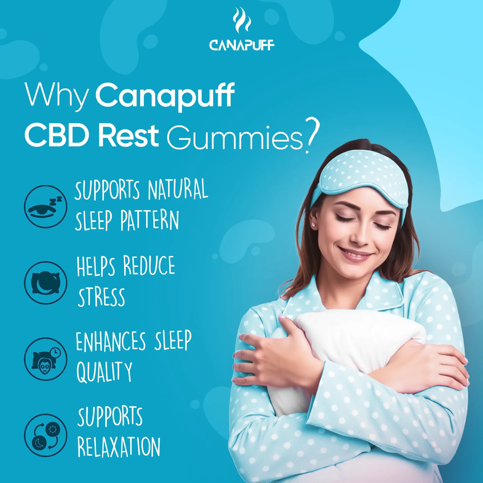Canapuff - Gummies CBD - Rest-Canapuff