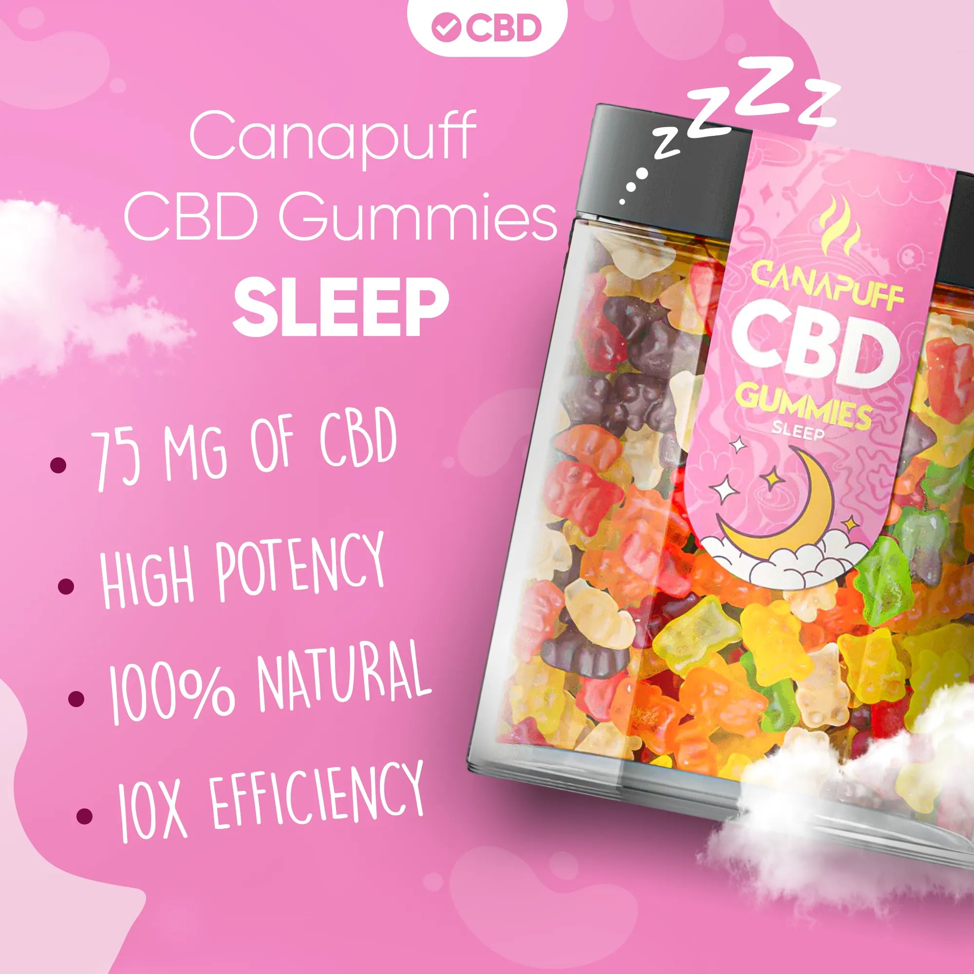 Canapuff - Gummies CBD - Sleep-Canapuff