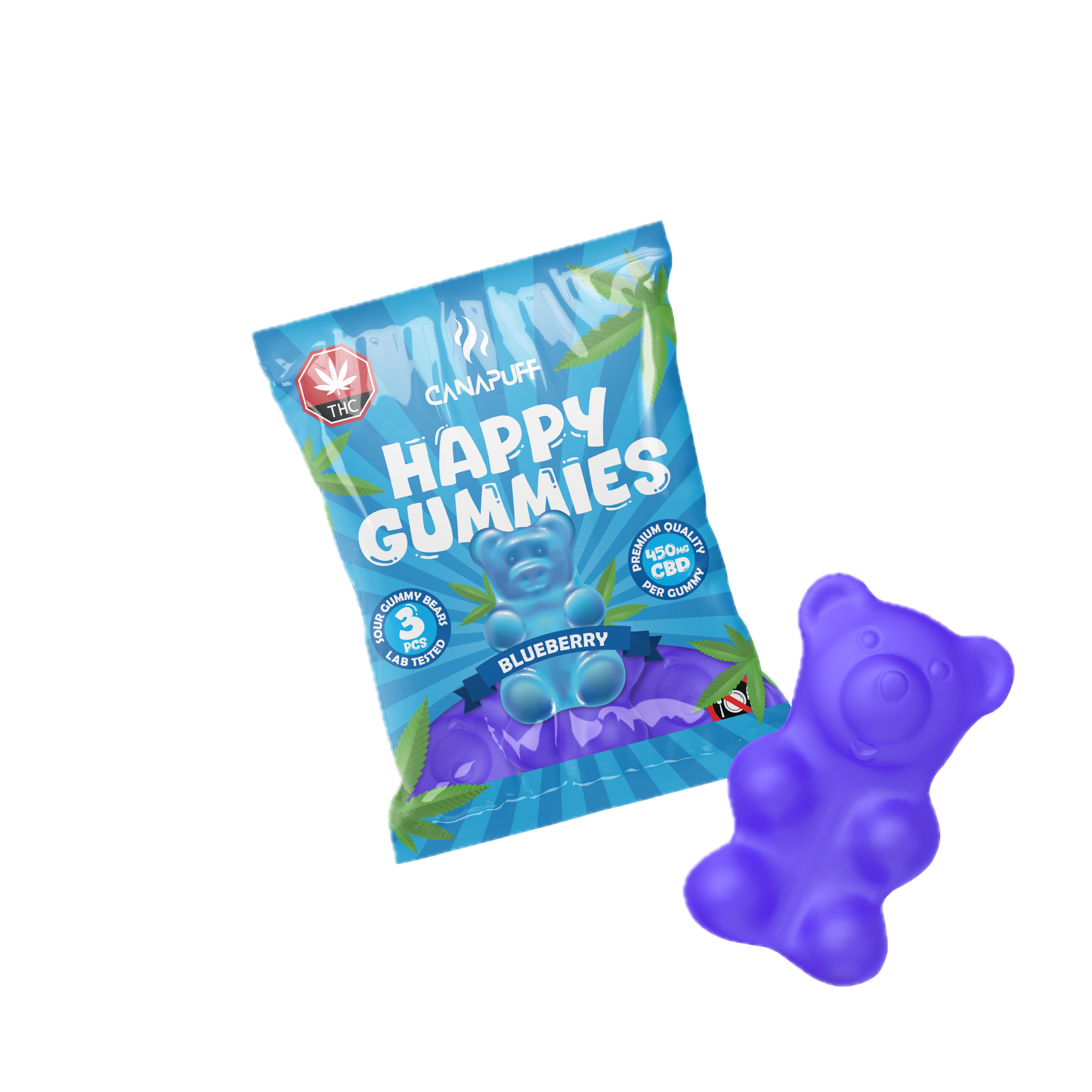 CBD Gummies Myrtille