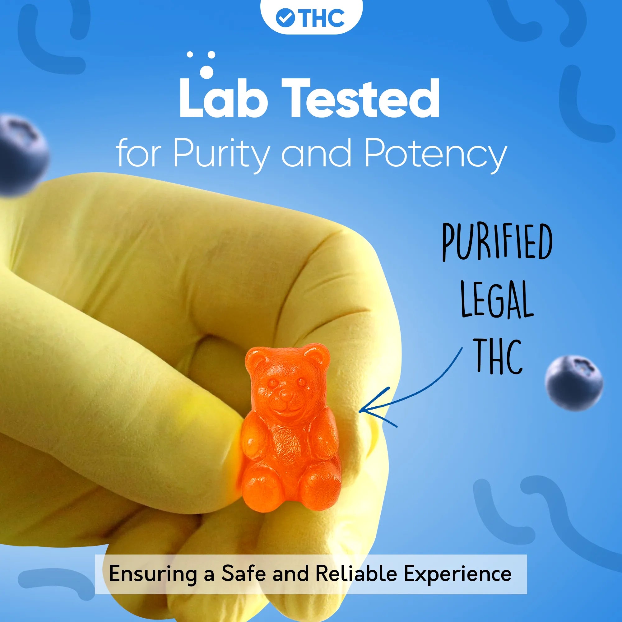 Gummie THC Myrtille-Canapuff