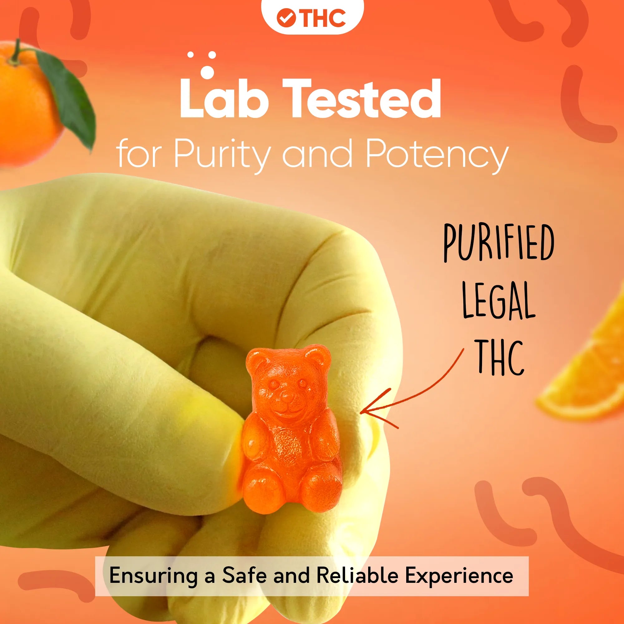 Gummies THC Orange-Canapuff