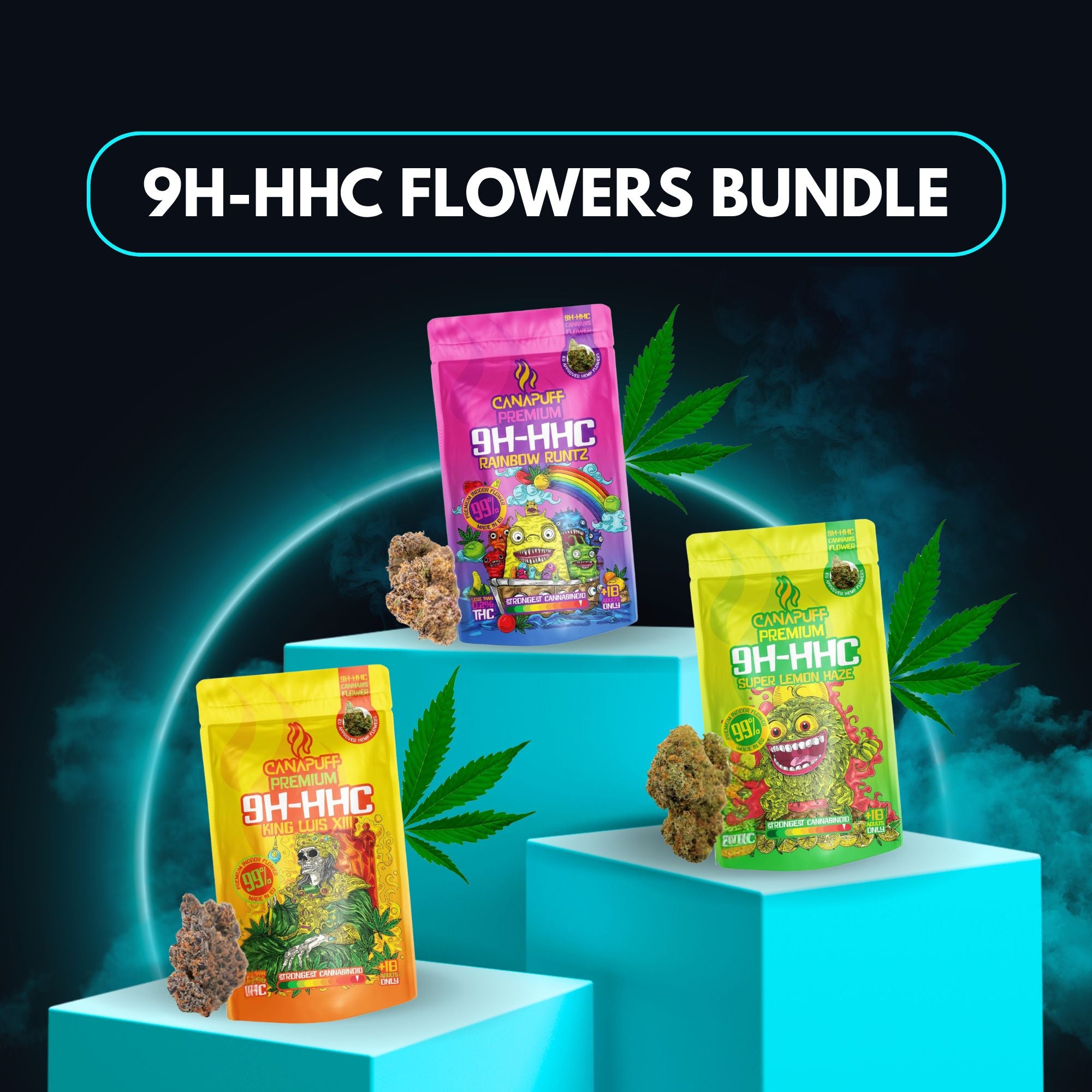 Pack Fleurs 9H-HHC (3x1g)