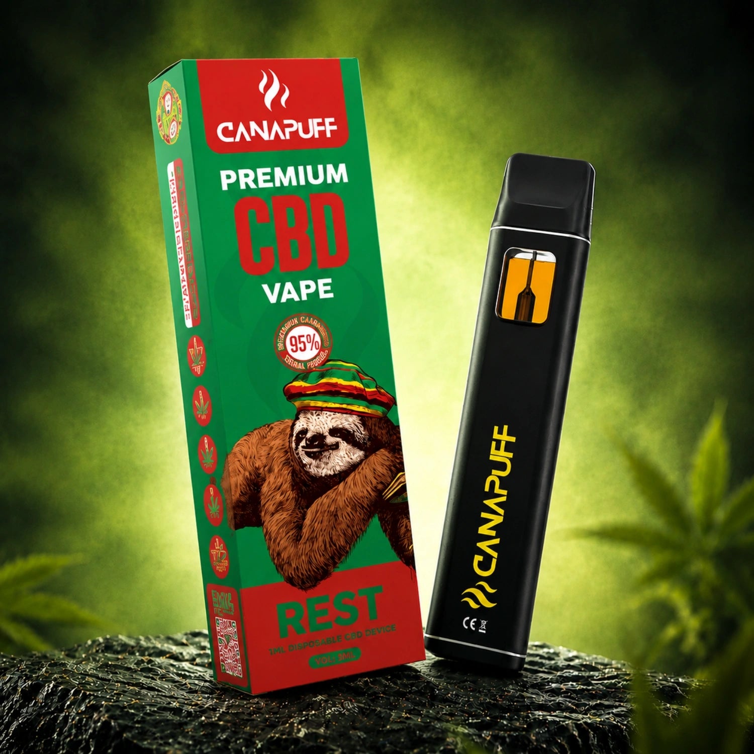 CBD Vape Reste 95% 1 ml