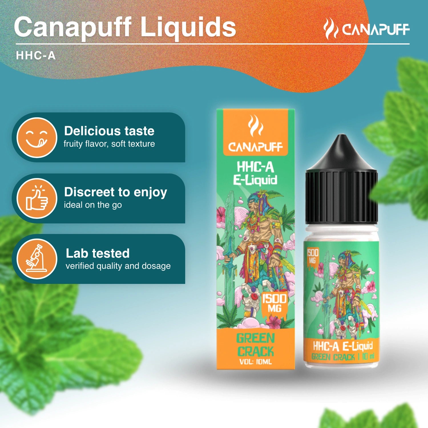 Liquid HHC-A 1.500mg - Green Crack - Canapuff