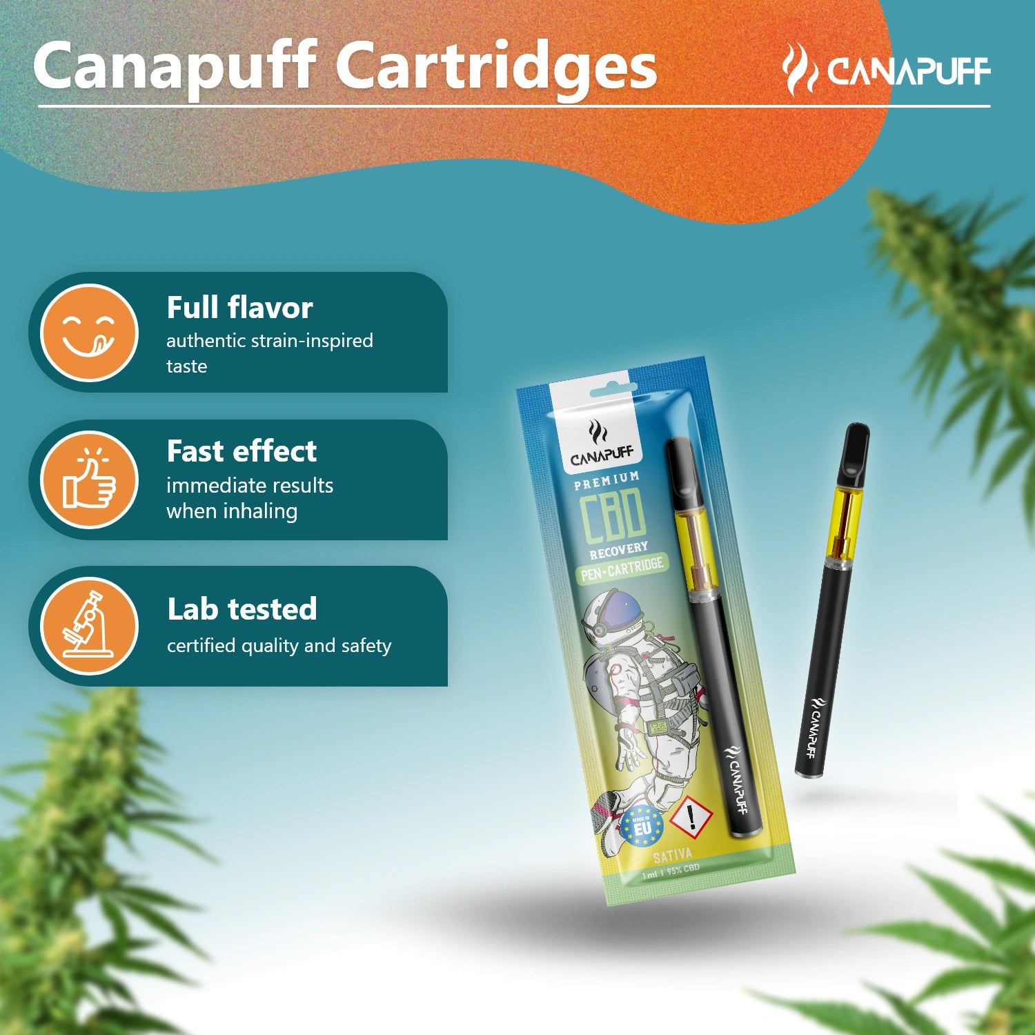 CBD Pen+Cartouche Recovery 95 %