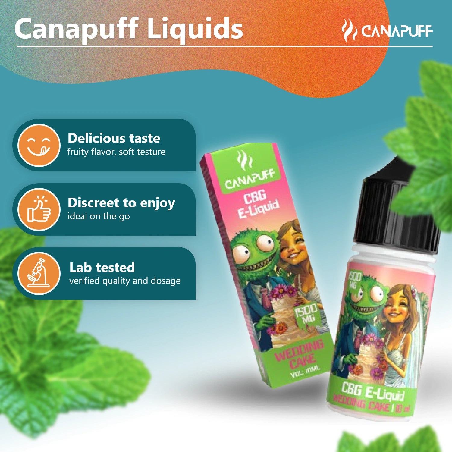 CBG liquid Wedding Cake 1,500 mg