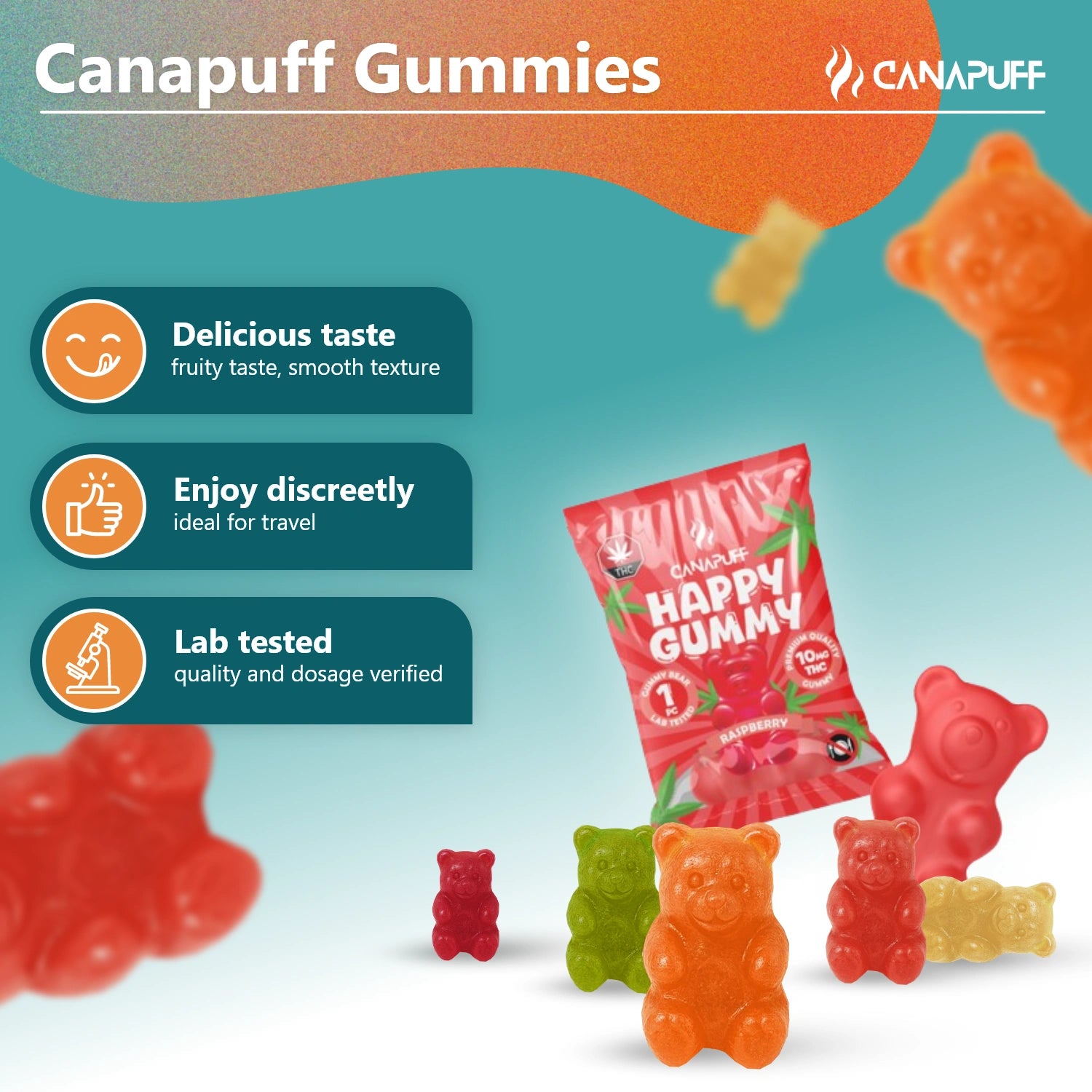 Delta 9 Gummy Raspbi