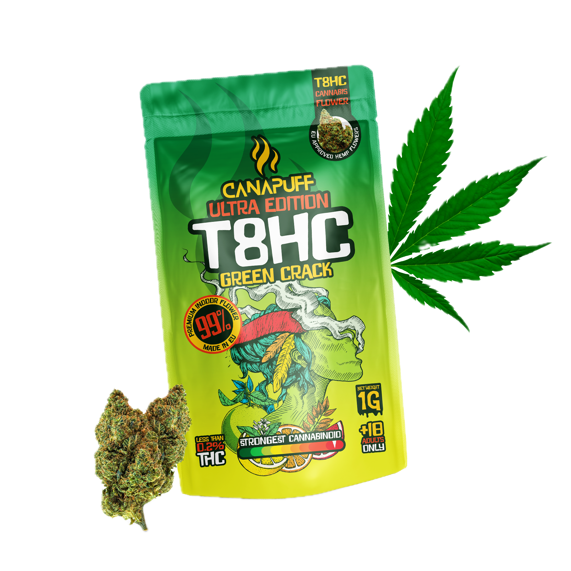 Fleurs T8HC Green Crack Ultra Edition 99 %