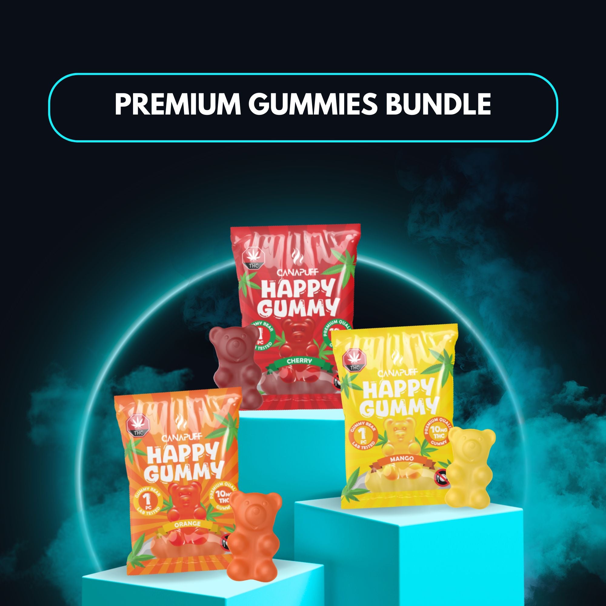 Haut de gamme Gummies Bundle (3x5 pièces)