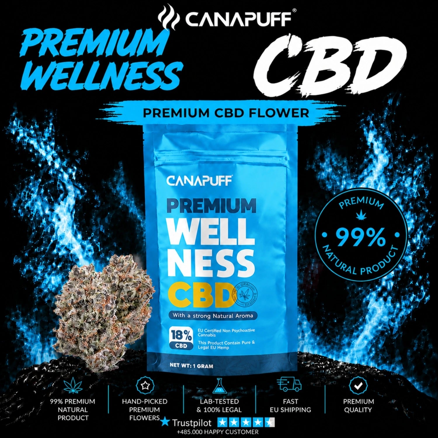 CBD Fleurs Wellness 18 %