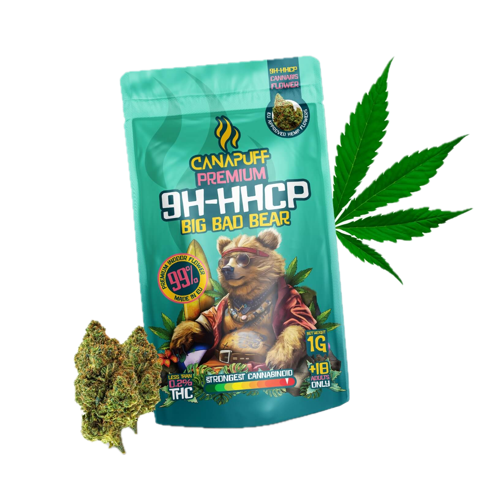 9h-HHCP Fleurs Big Bad Bear 99%
