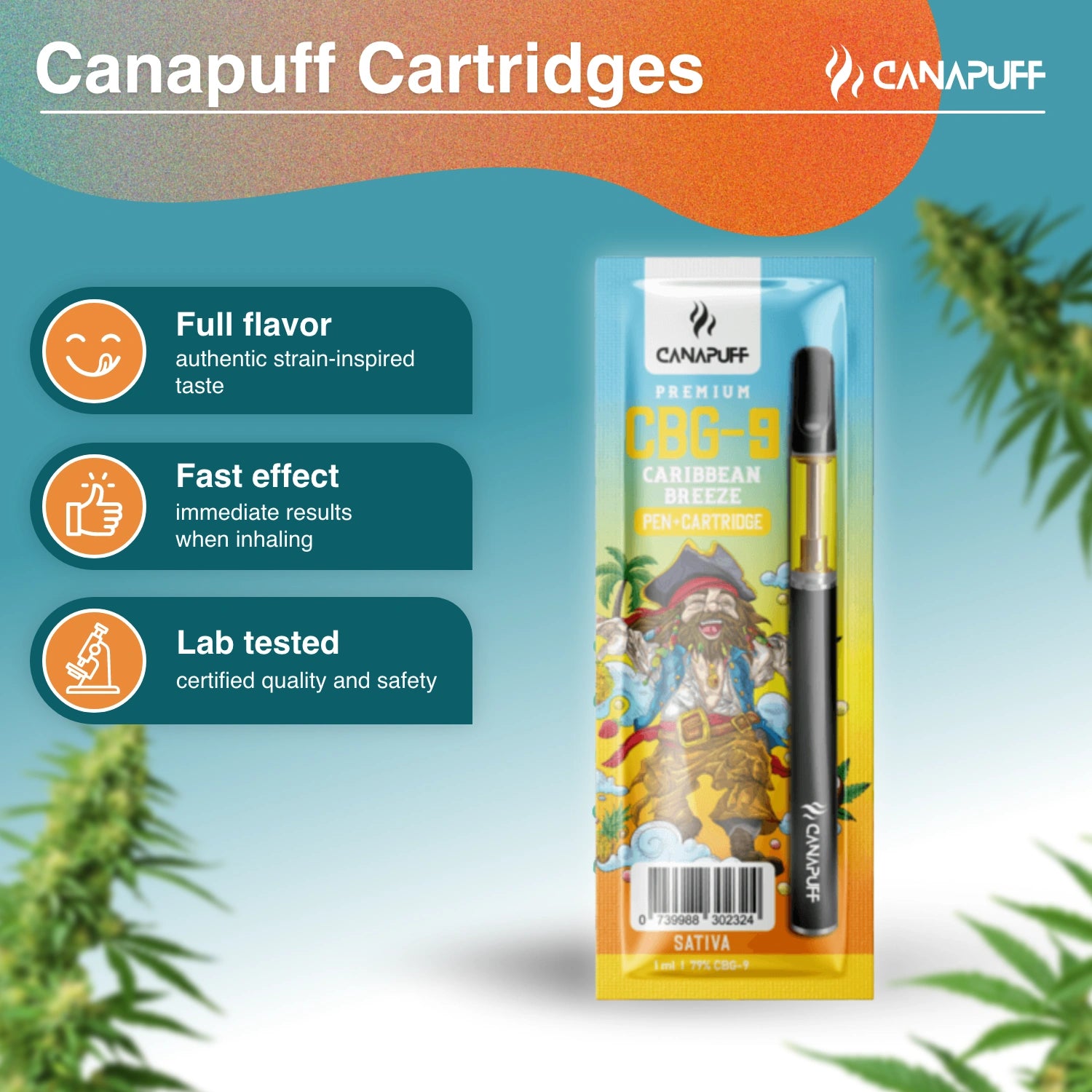 CBG9 Pen+Cartouche Caribbean Breeze 79%