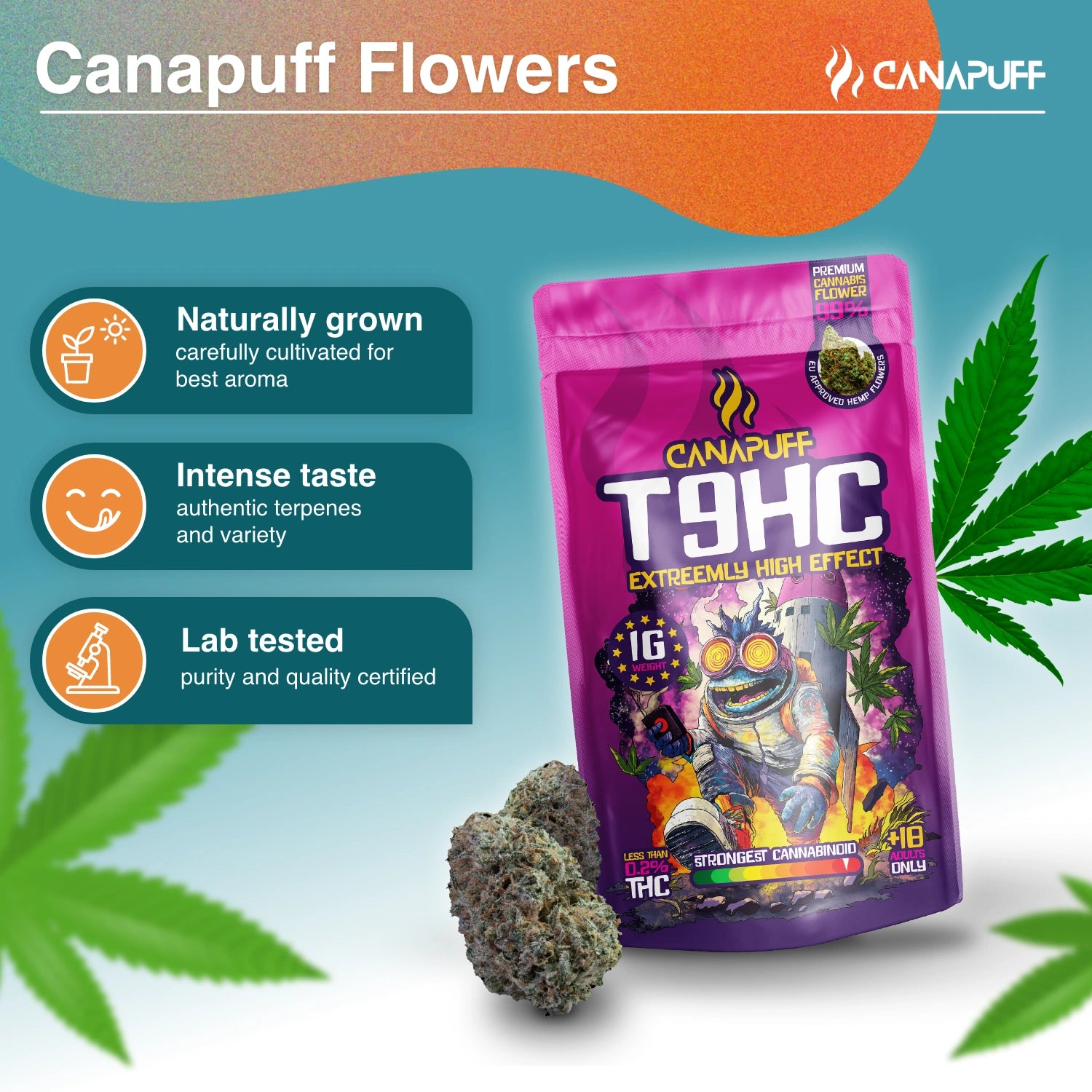 T9HC Fleurs Extreemly 99 %