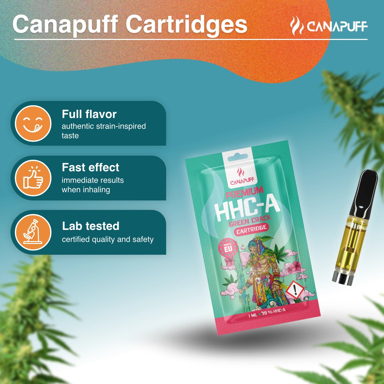 HHC-A Cartouche Green Crack 79 %