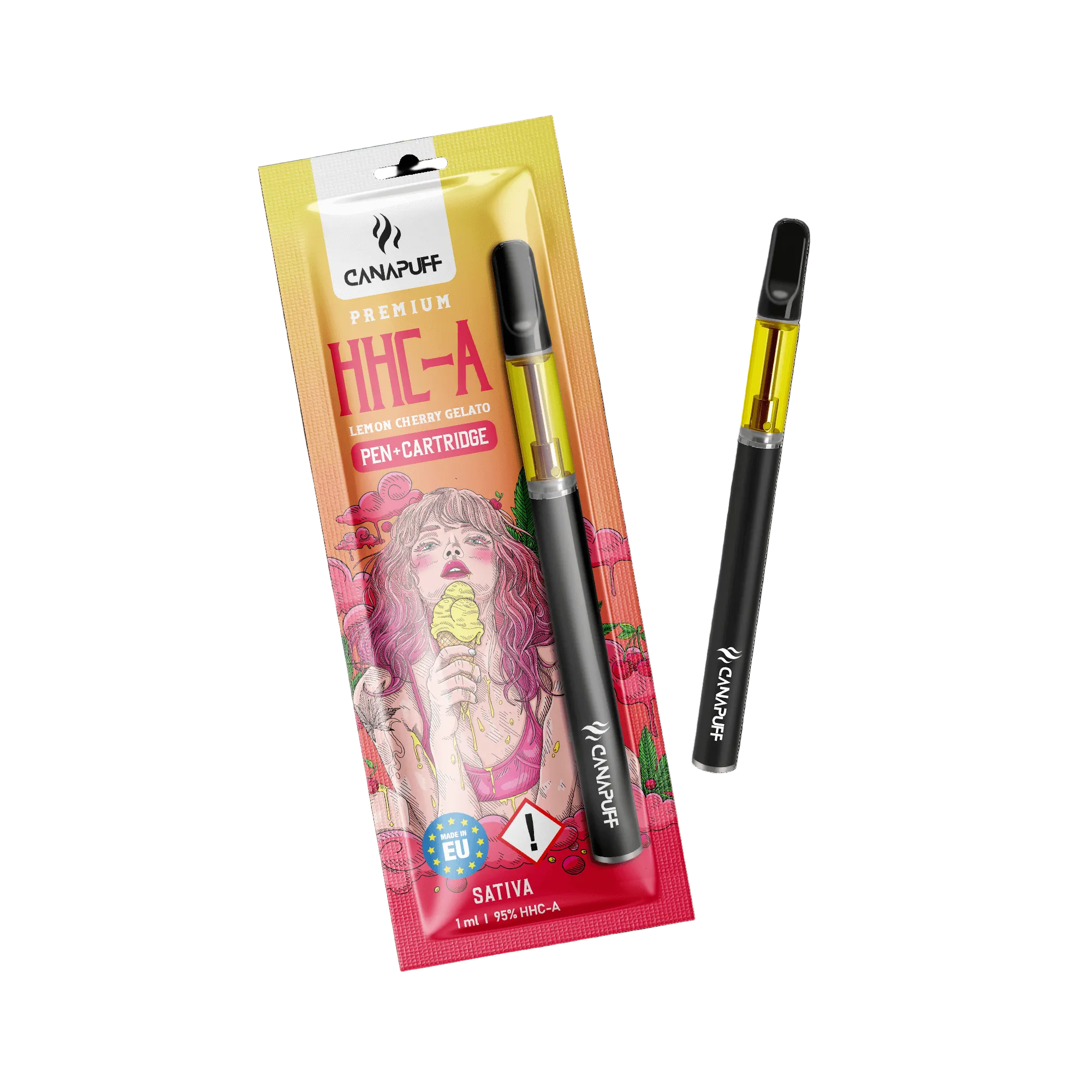 HHC-A Pen+Cartouche Lemon Cherry Gelato 95 %