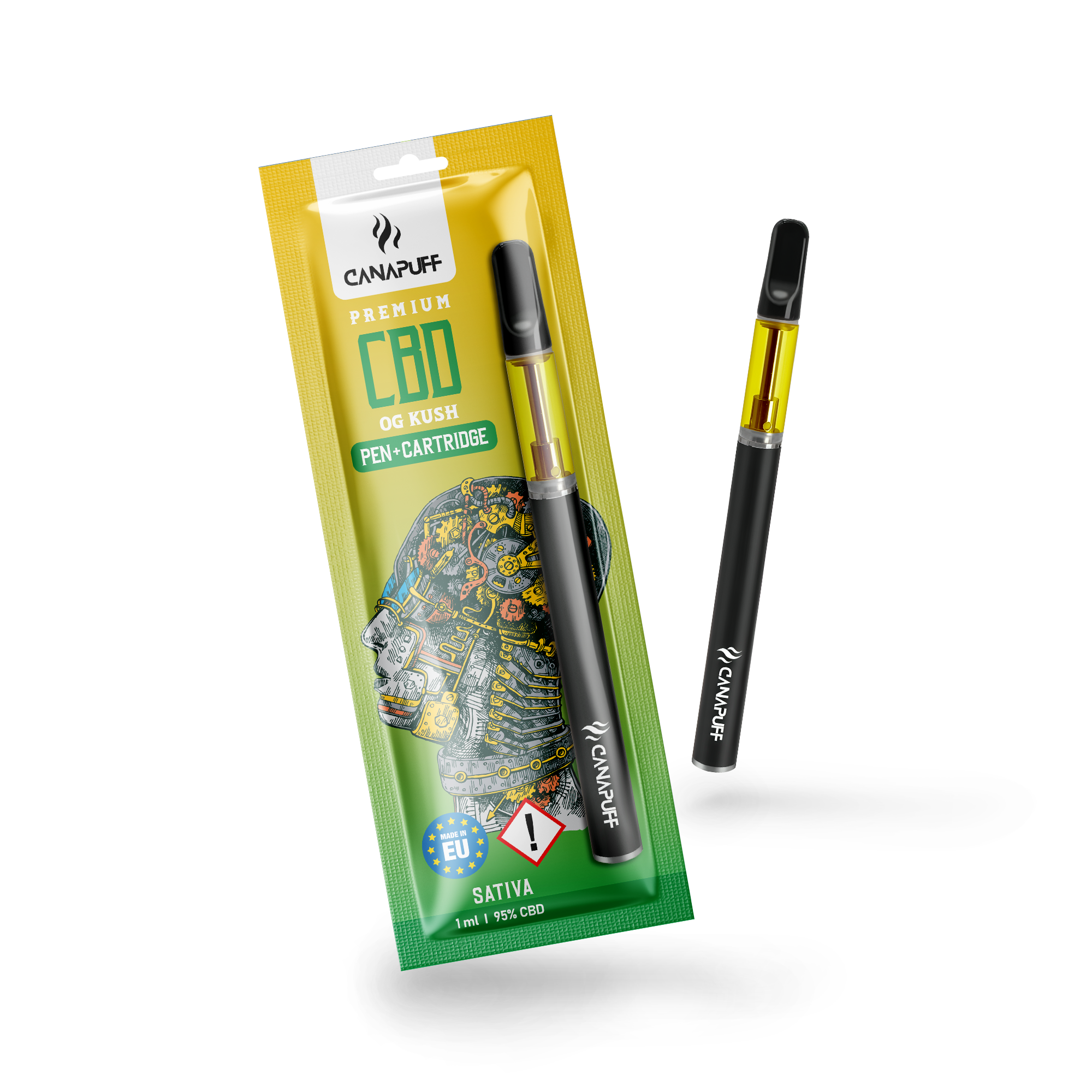 CBD Pen+Cartouche OG Kush 95%-Canapuff