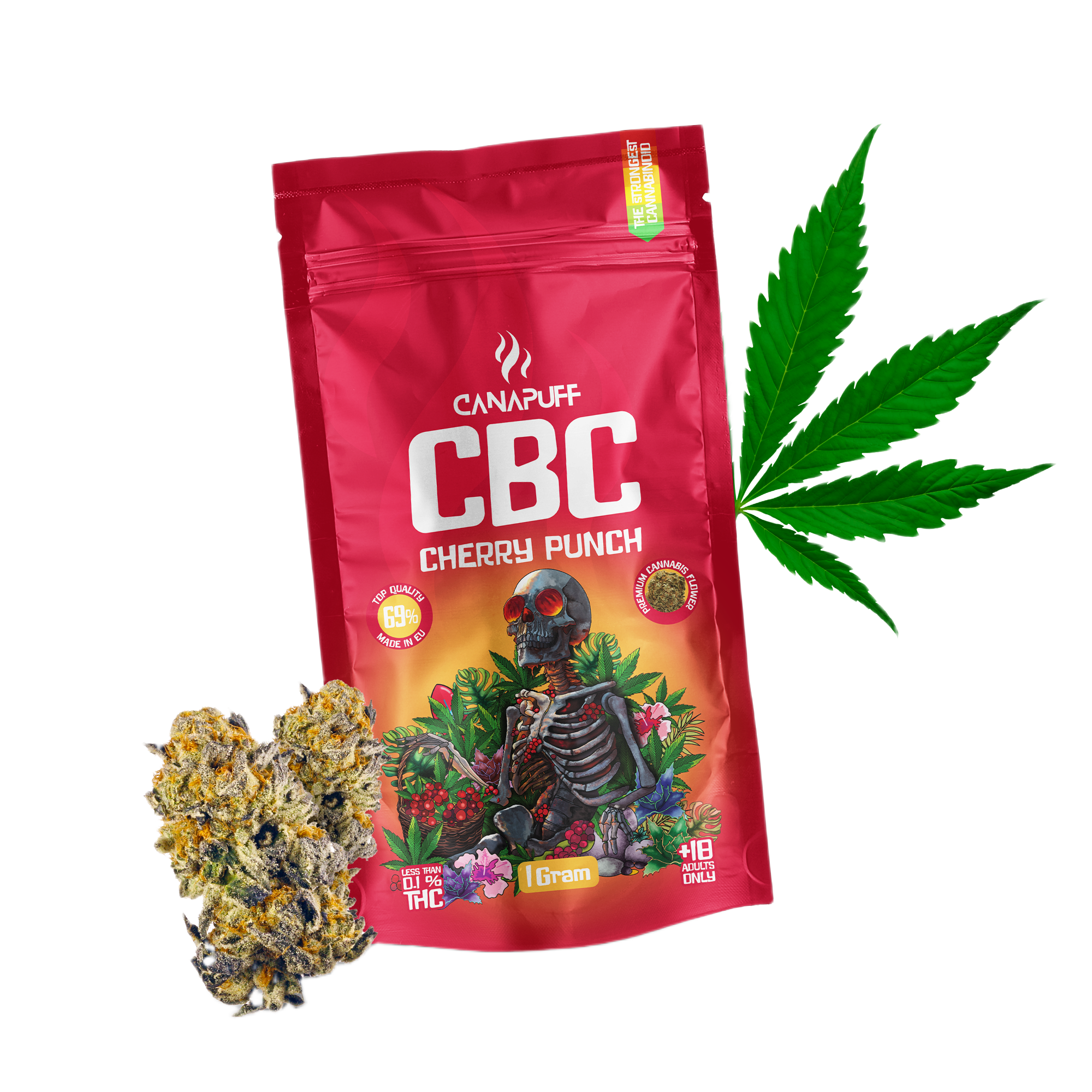 CBC Fleurs Punch Cerise 69 %