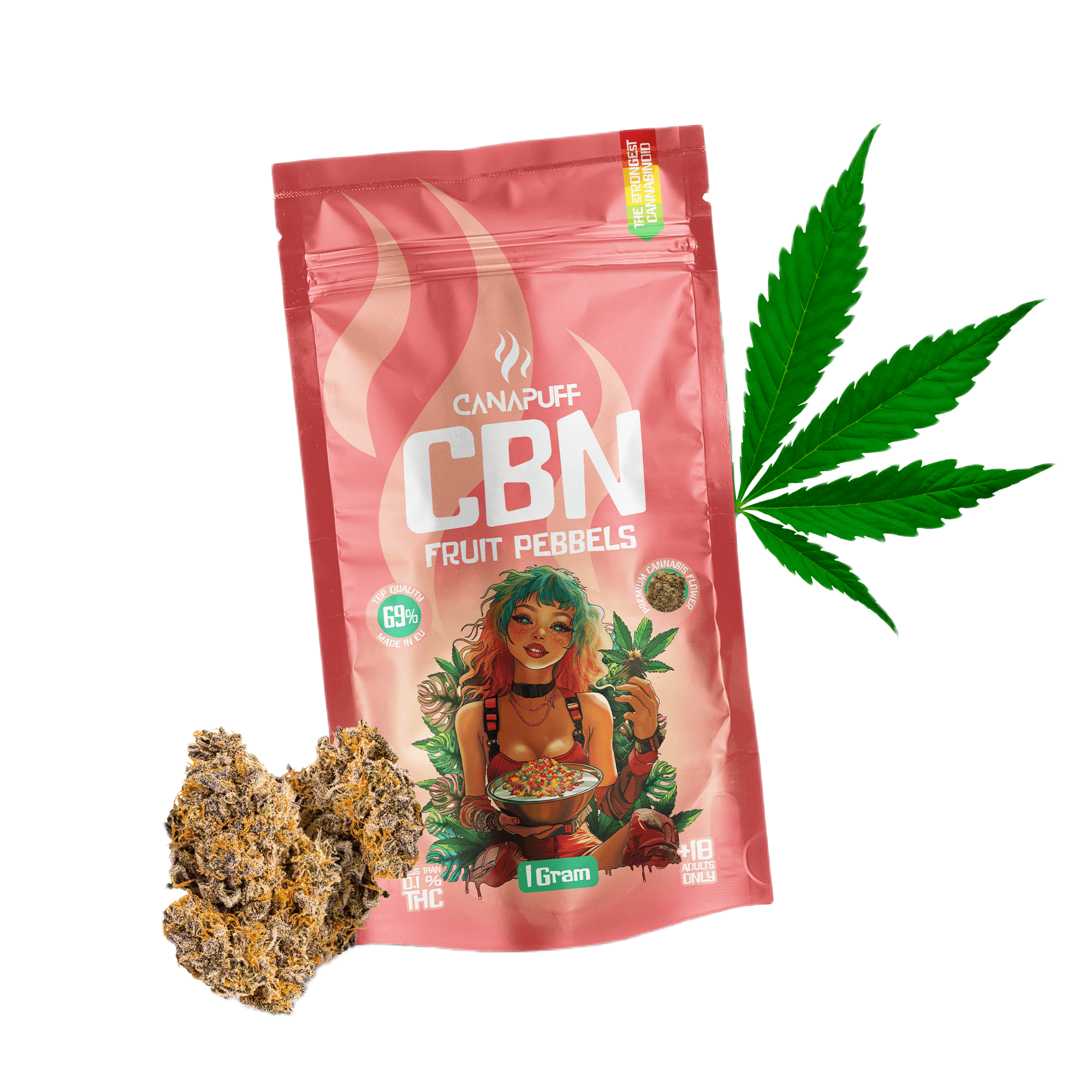 CBN Fleurs Pebbels aux fruits 69 %